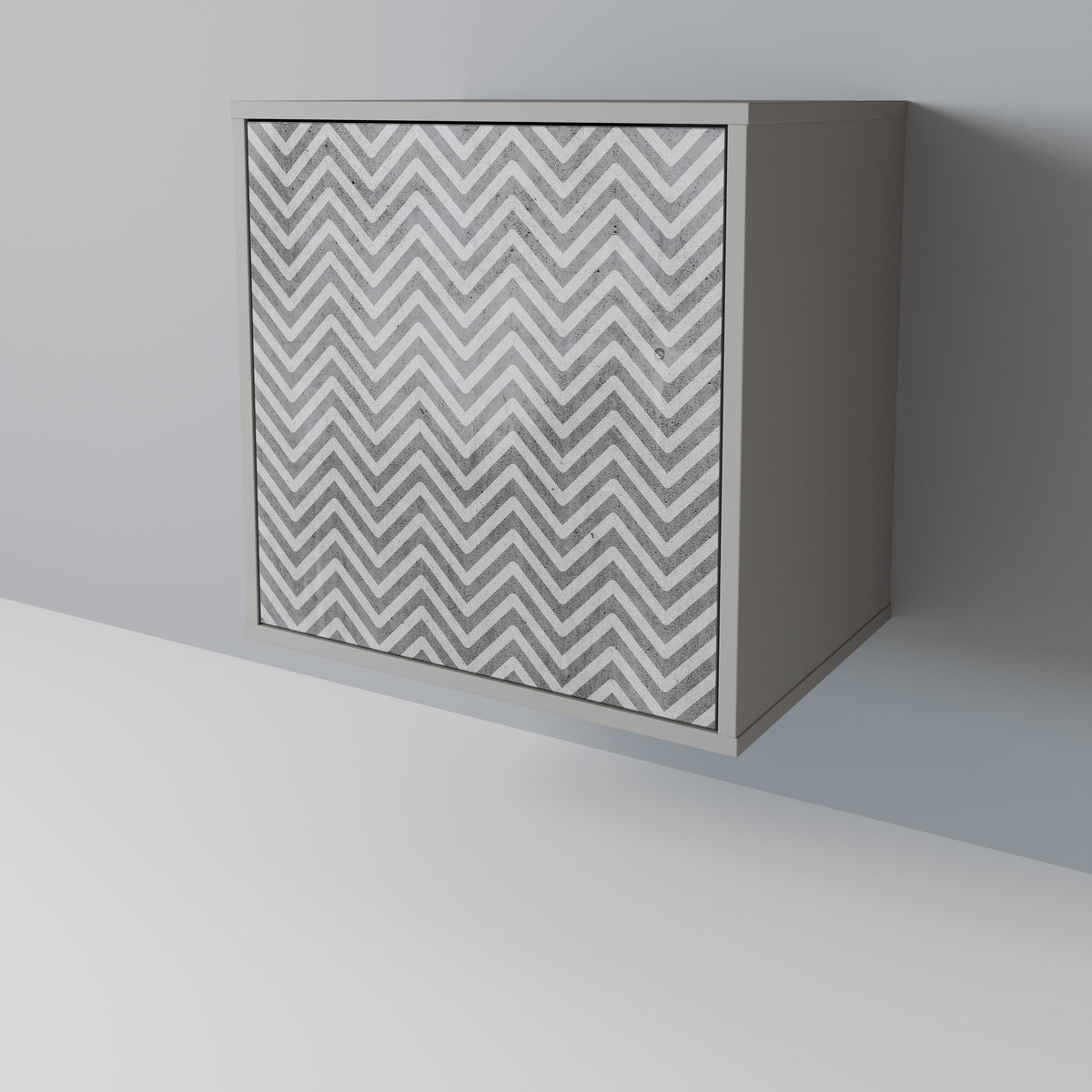 CONCRETE ZIG ZAG Aparador de 1 Puerta
