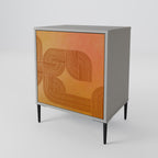 STRENGTHENING RELATION Aparador de 1 Puerta en Acabado Gris