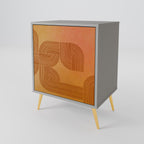 STRENGTHENING RELATION Aparador de 1 Puerta en Acabado Gris