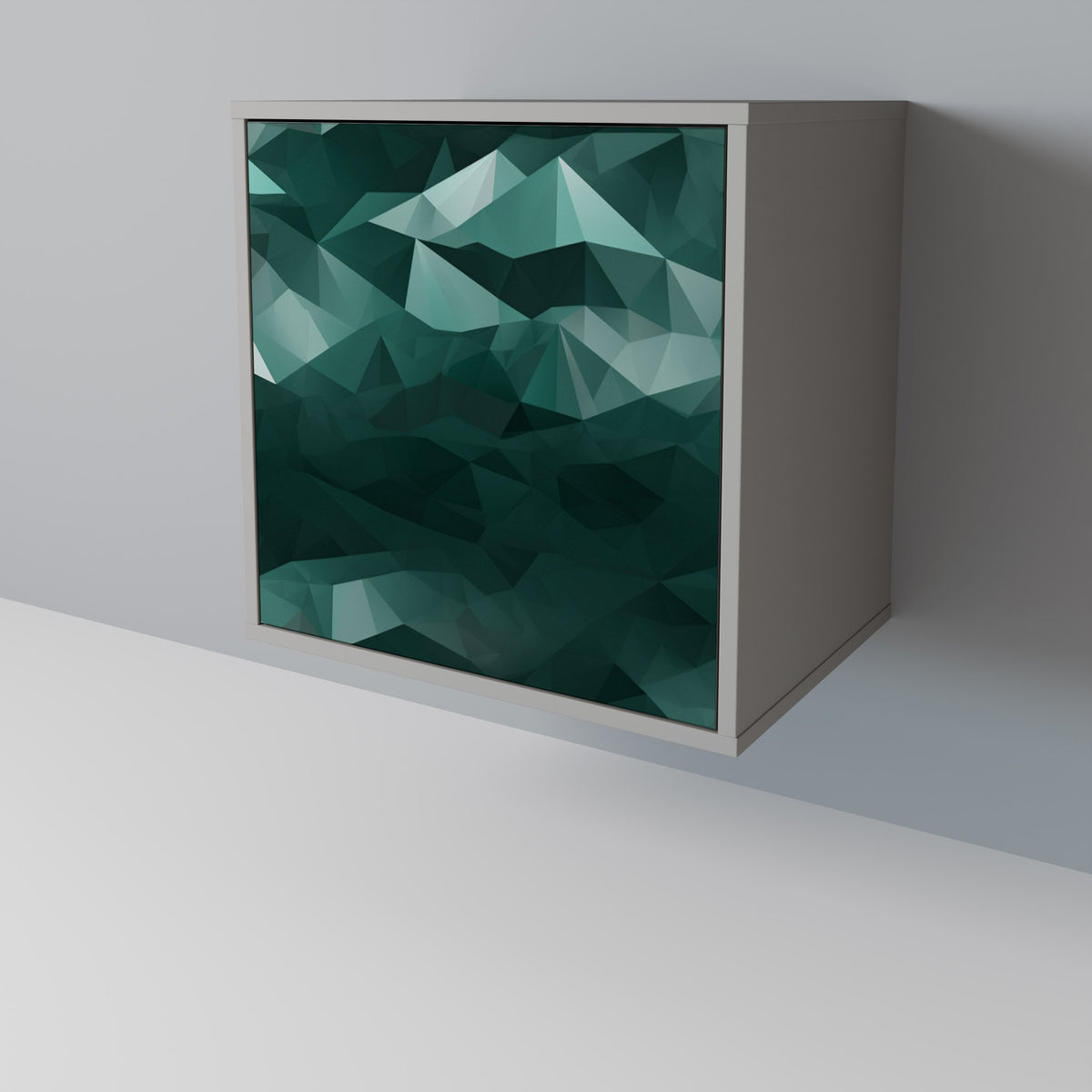 POLYGONAL FLOATING Aparador de 1 Puerta