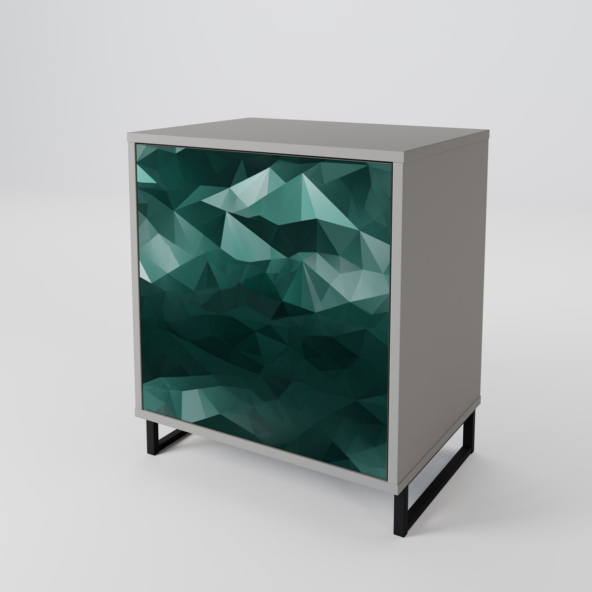 POLYGONAL FLOATING Aparador de 1 Puerta