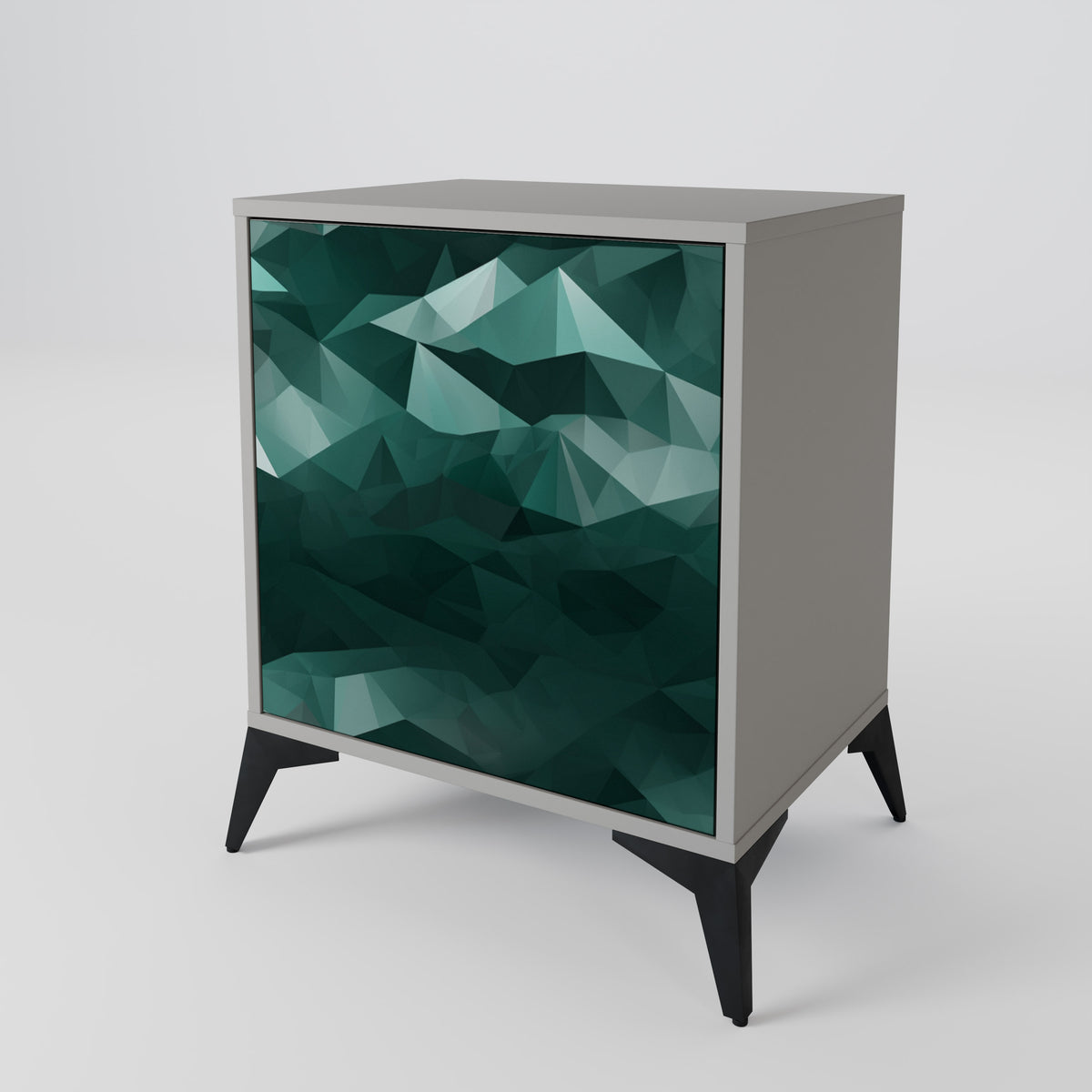 POLYGONAL FLOATING Aparador de 1 Puerta
