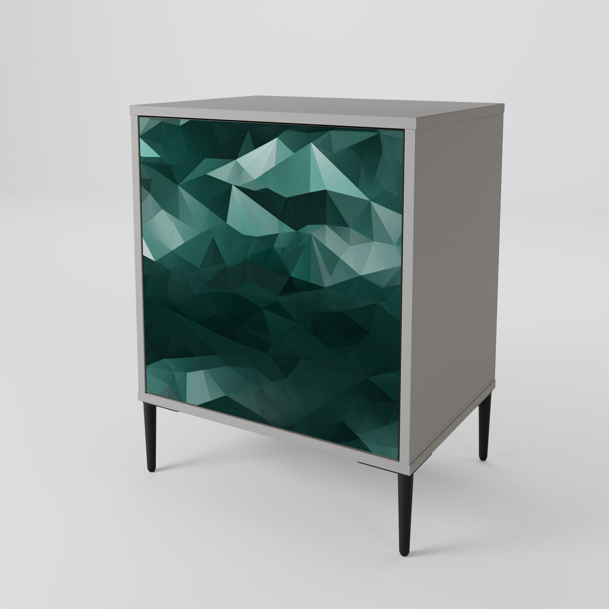 POLYGONAL FLOATING Aparador de 1 Puerta