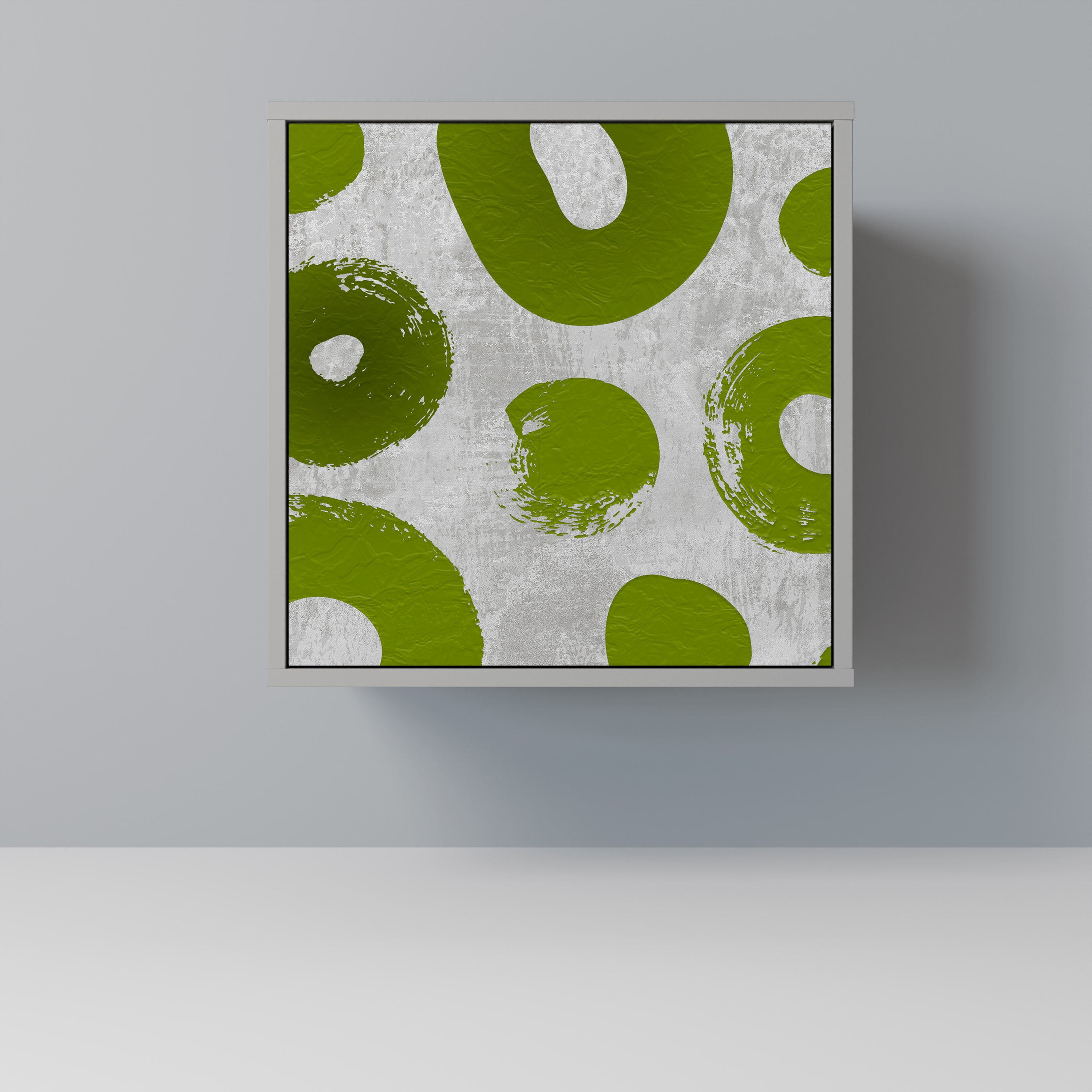 Aparador GREEN RHAPSODY de 1 puerta en acabado gris