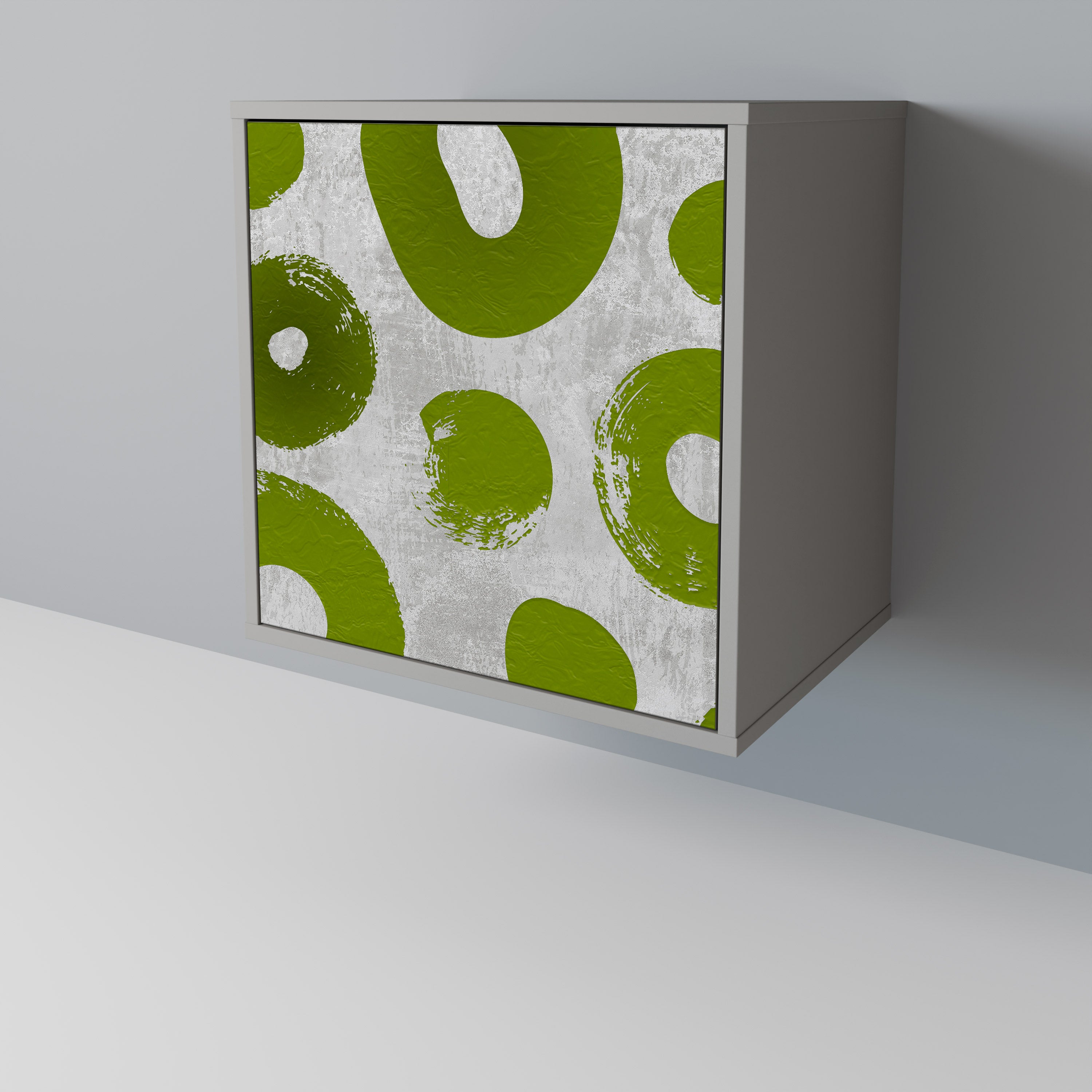 Aparador GREEN RHAPSODY de 1 puerta en acabado gris