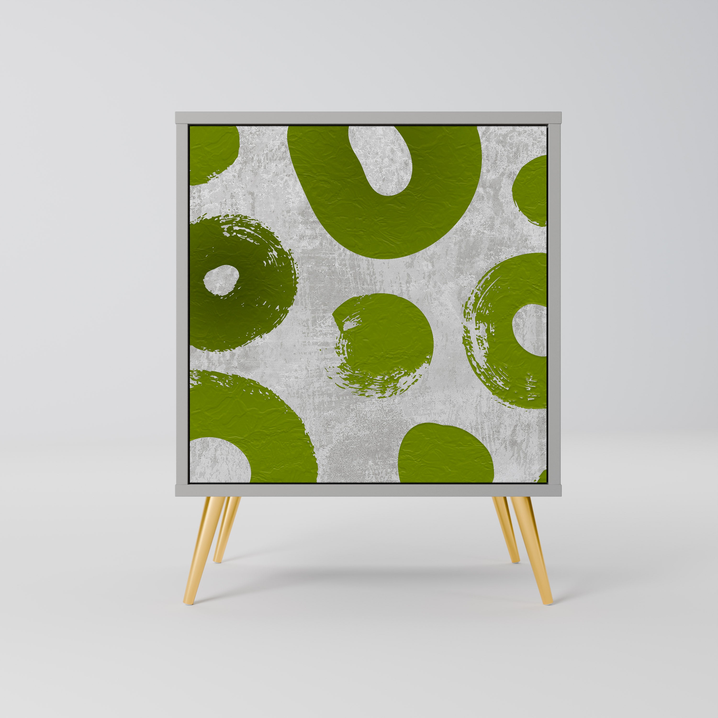 Aparador GREEN RHAPSODY de 1 puerta en acabado gris