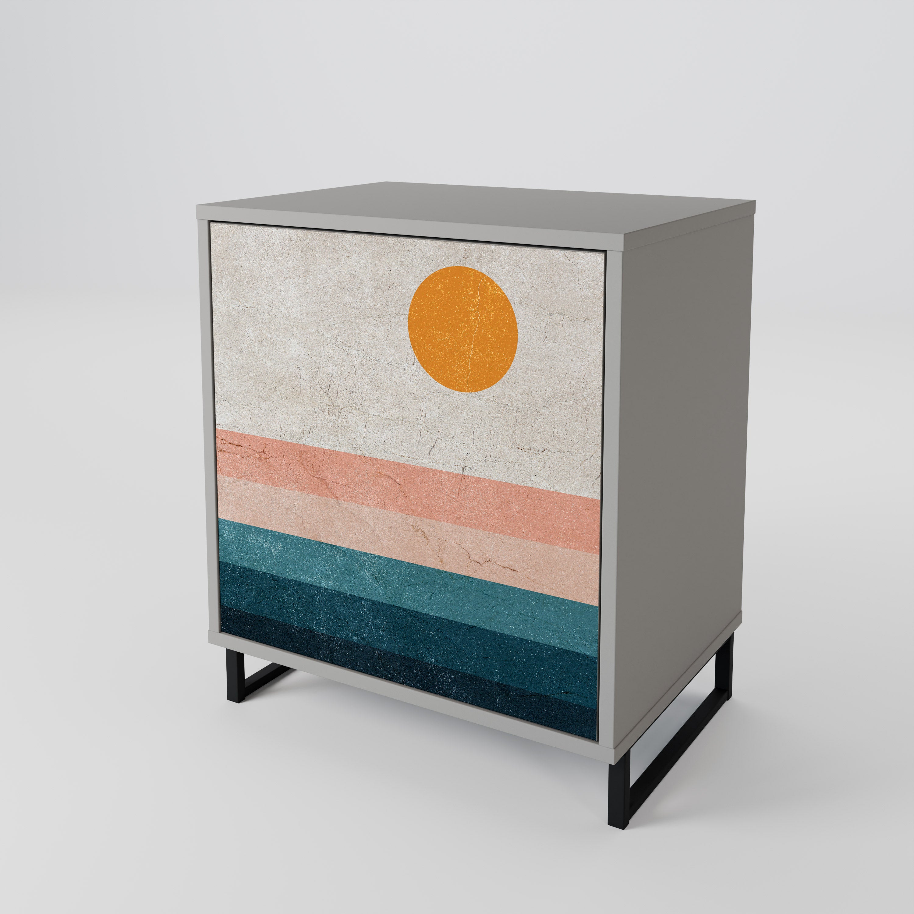 TWO HALVES 1-Door Sideboard