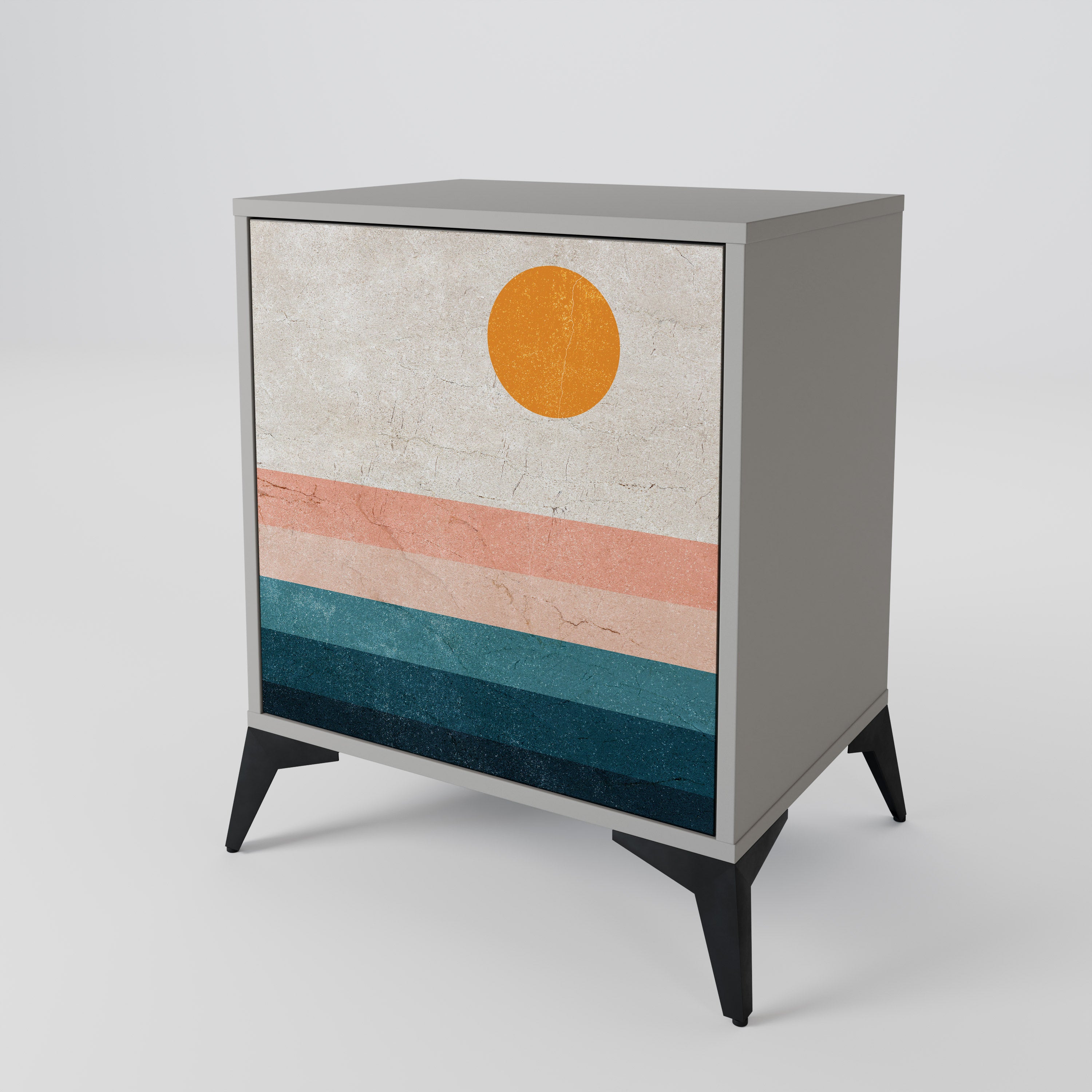 TWO HALVES 1-Door Sideboard