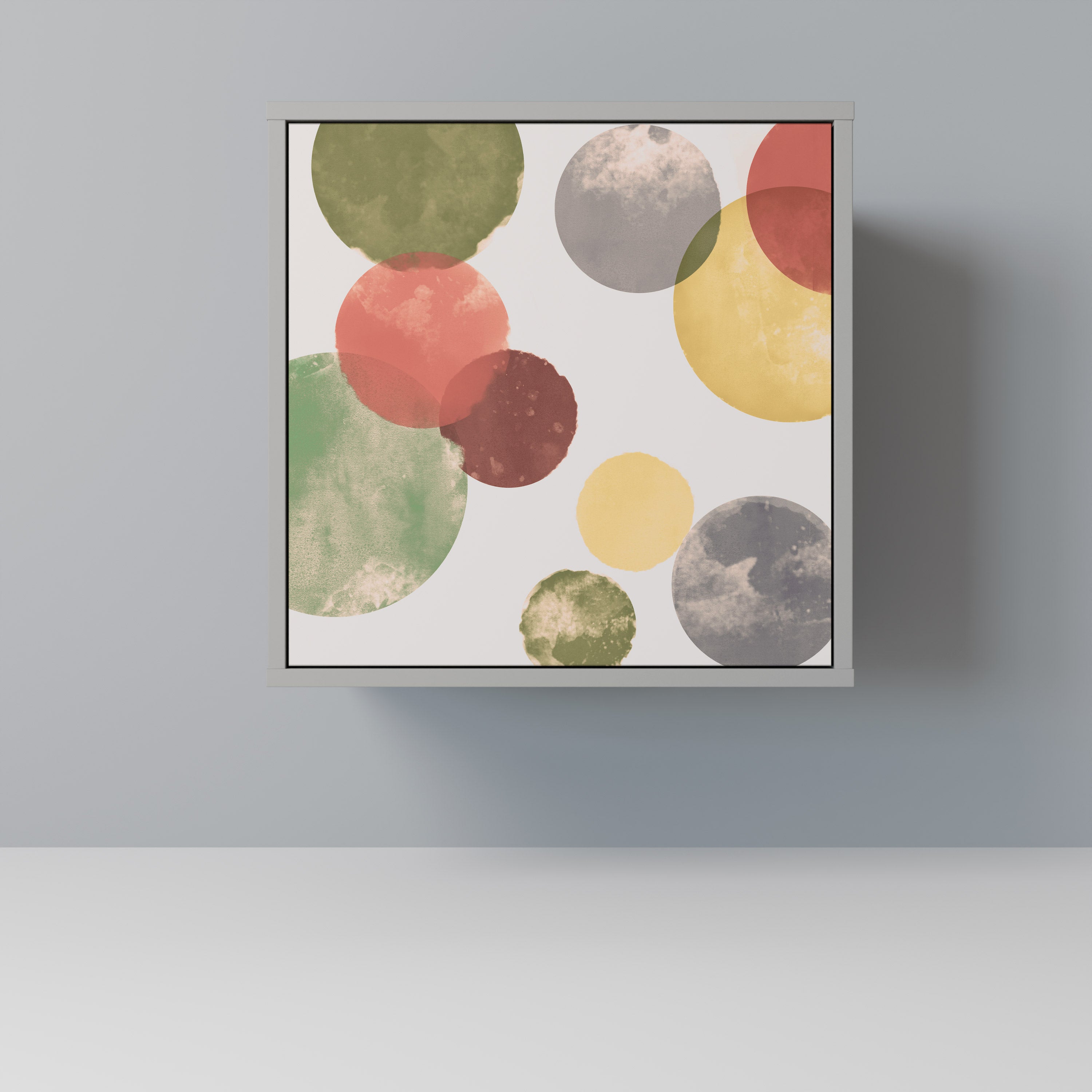 Aparador FLEETING HAPPINESS de 1 puerta en acabado gris