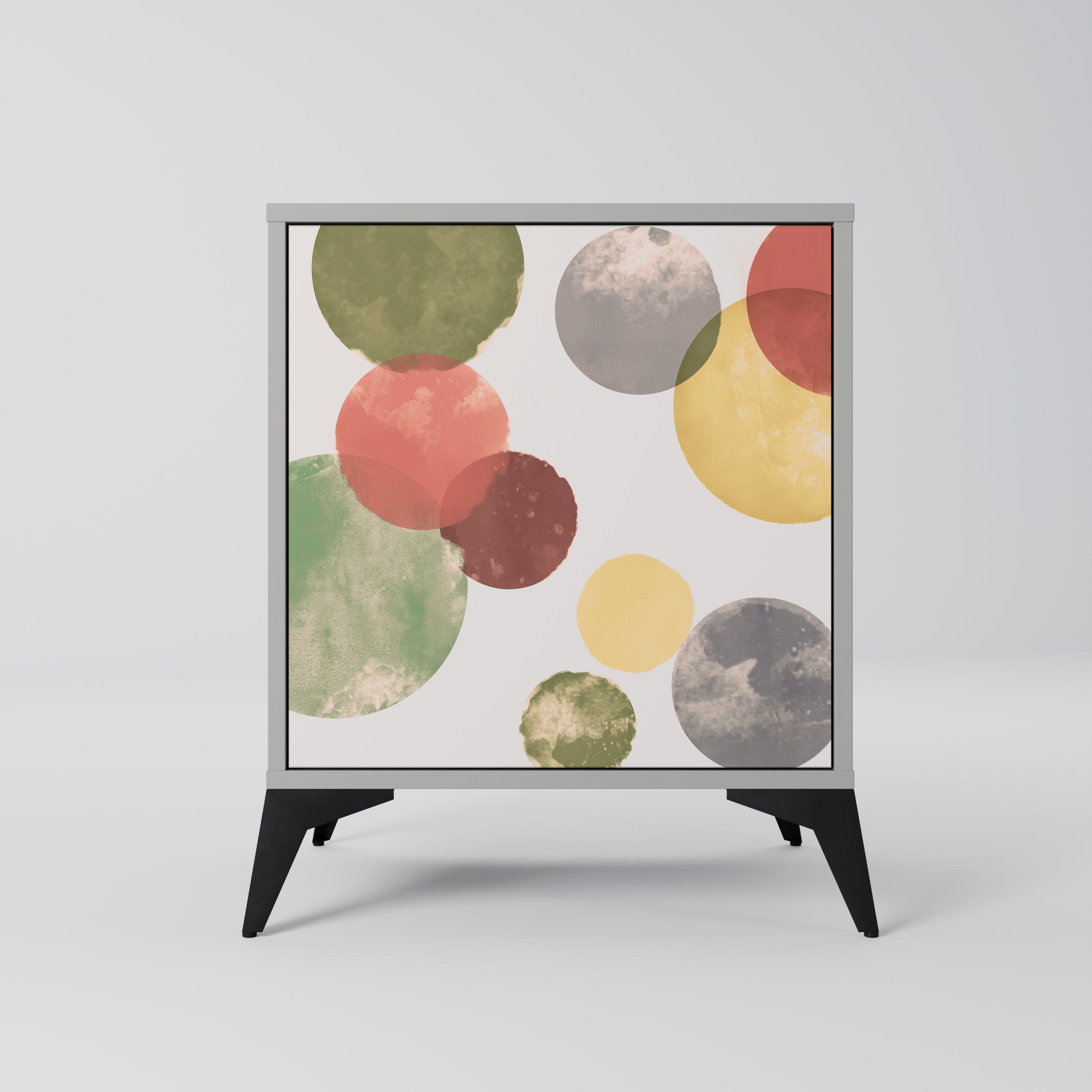 Aparador FLEETING HAPPINESS de 1 puerta en acabado gris