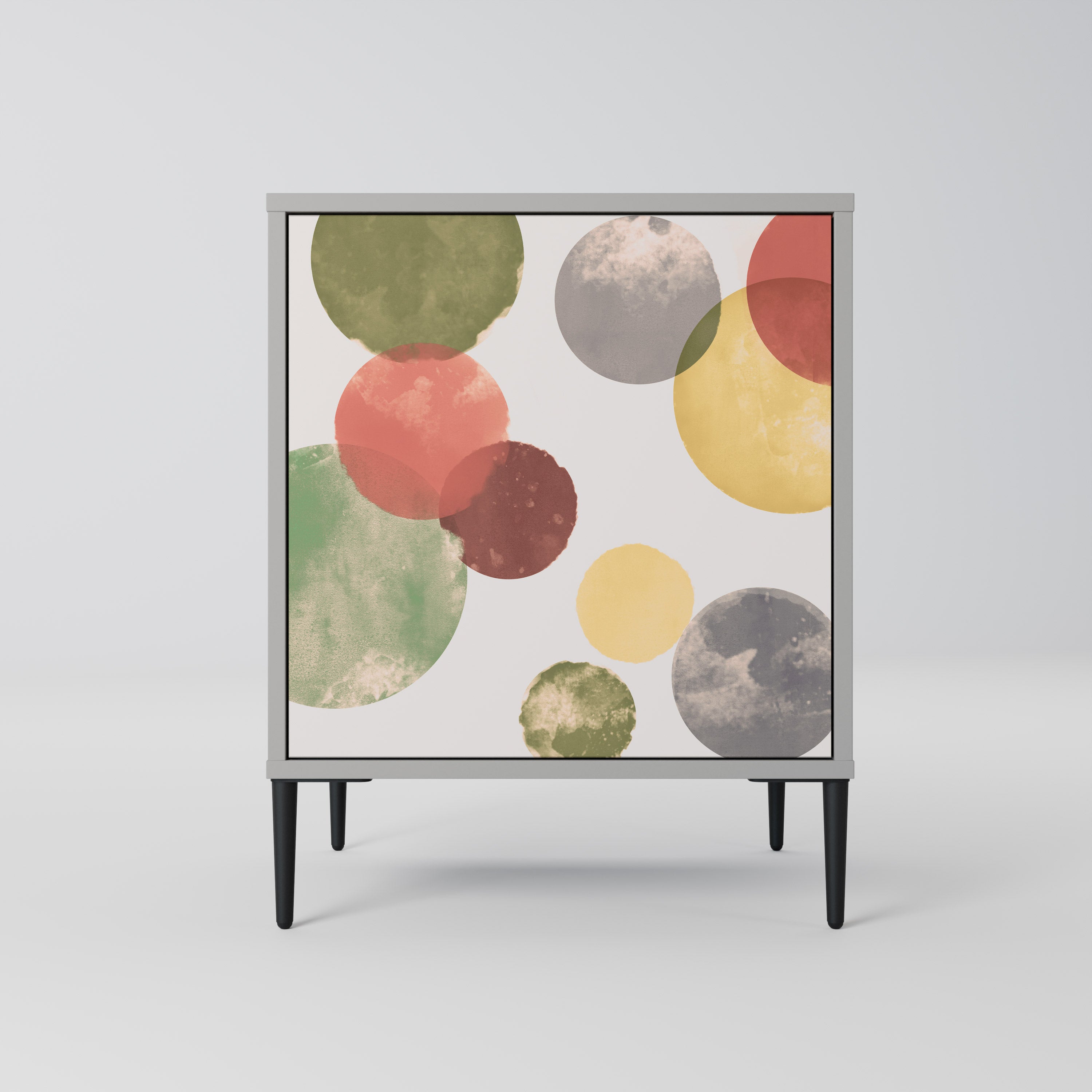 Aparador FLEETING HAPPINESS de 1 puerta en acabado gris