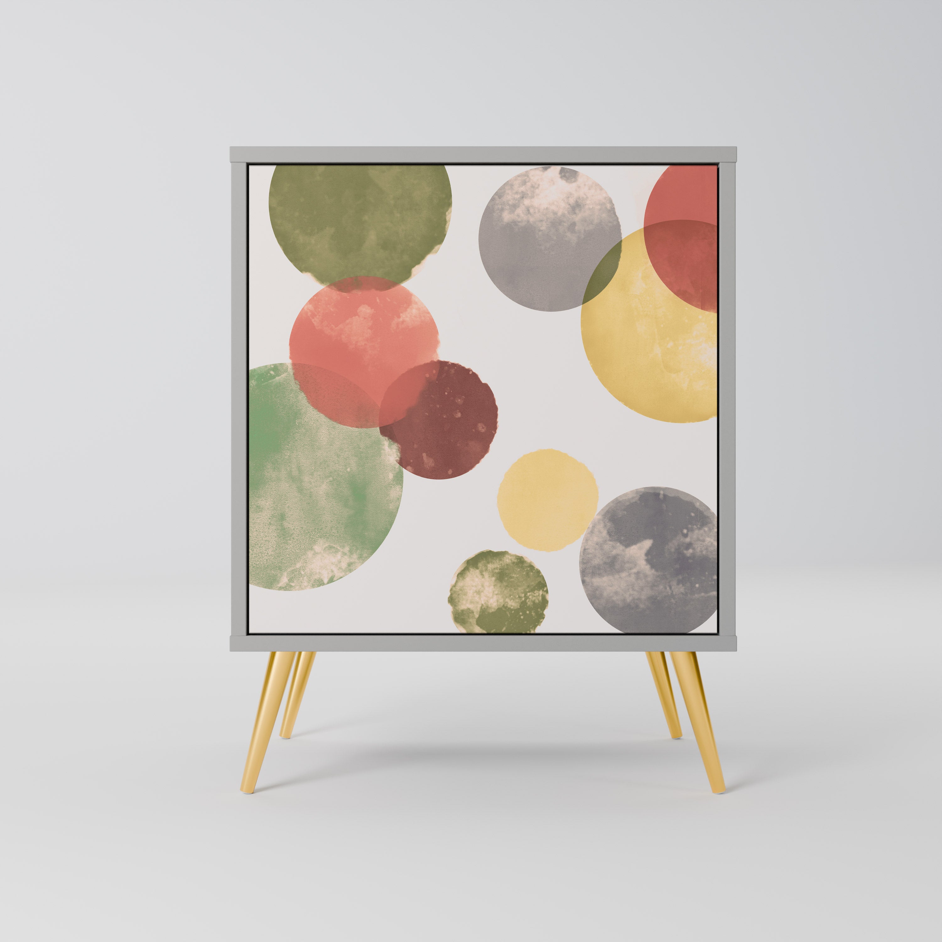 Aparador FLEETING HAPPINESS de 1 puerta en acabado gris