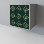 ROYAL MEDALLION Aparador de 1 Puerta en Acabado Gris