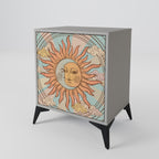 MYSTICAL STRUCTURE Aparador de 1 Puerta en Acabado Gris