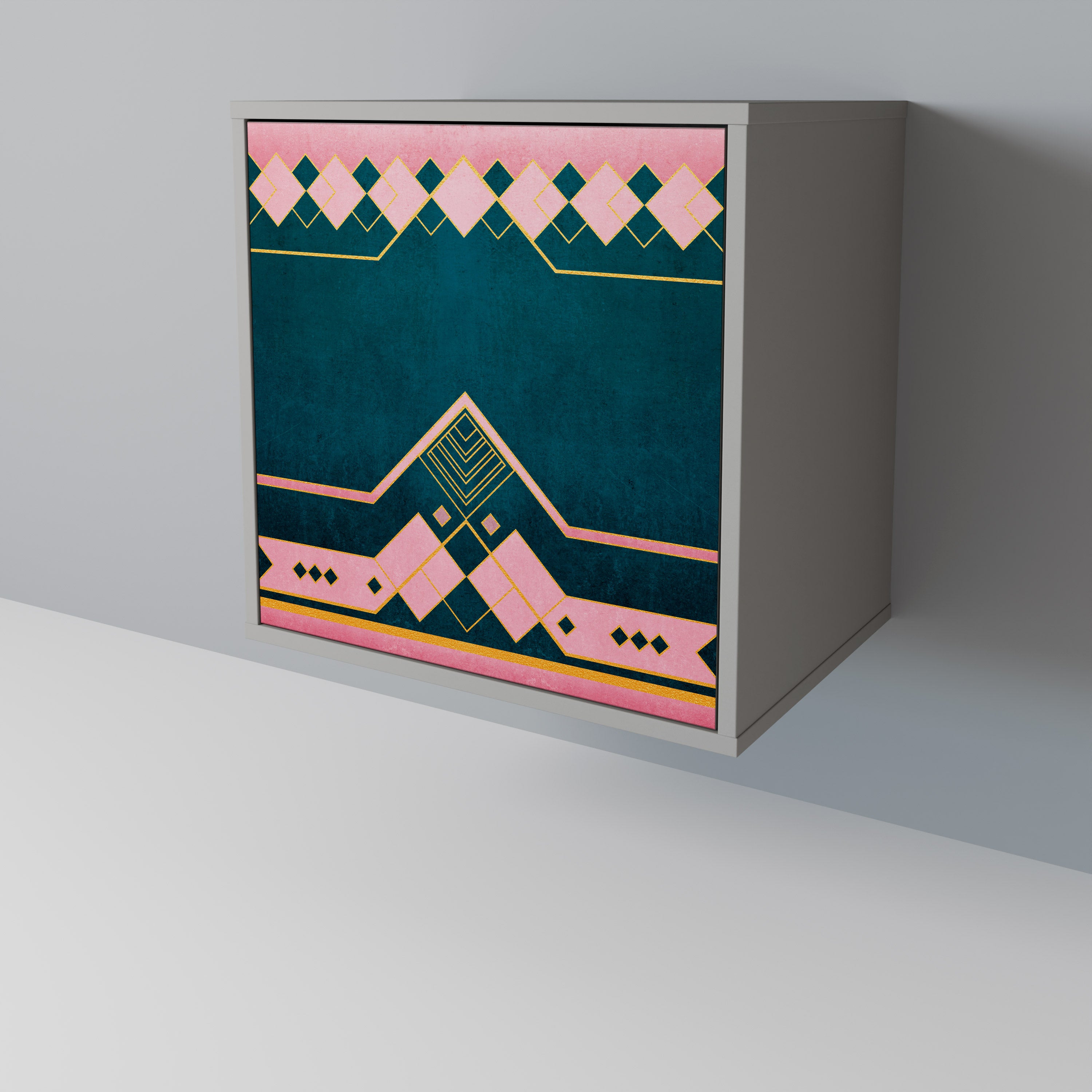 Aparador ROYAL COMPOSITION de 1 puerta en acabado gris