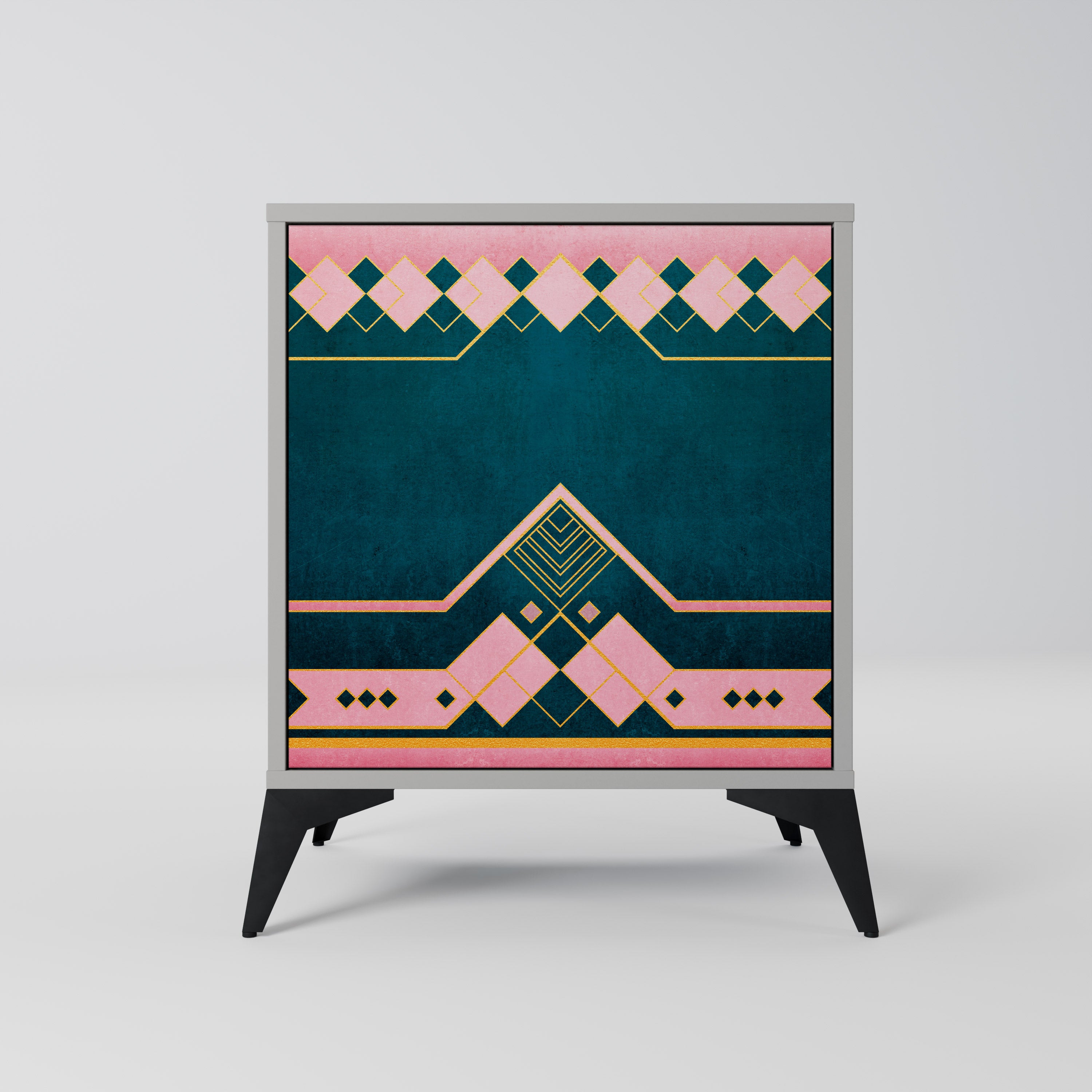 Aparador ROYAL COMPOSITION de 1 puerta en acabado gris