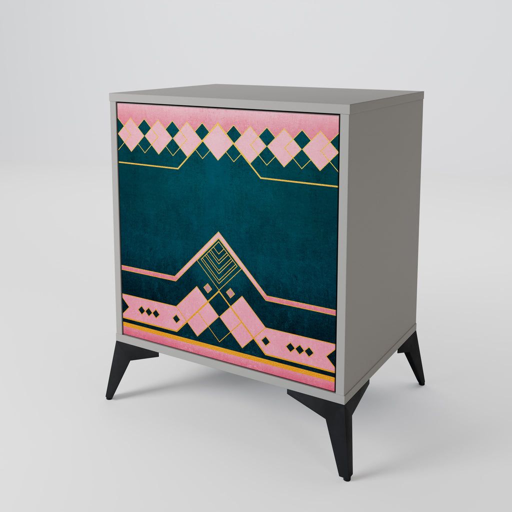 Aparador ROYAL COMPOSITION de 1 puerta en acabado gris