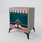 ROYAL COMPOSITION Aparador de 1 Puerta en Acabado Gris