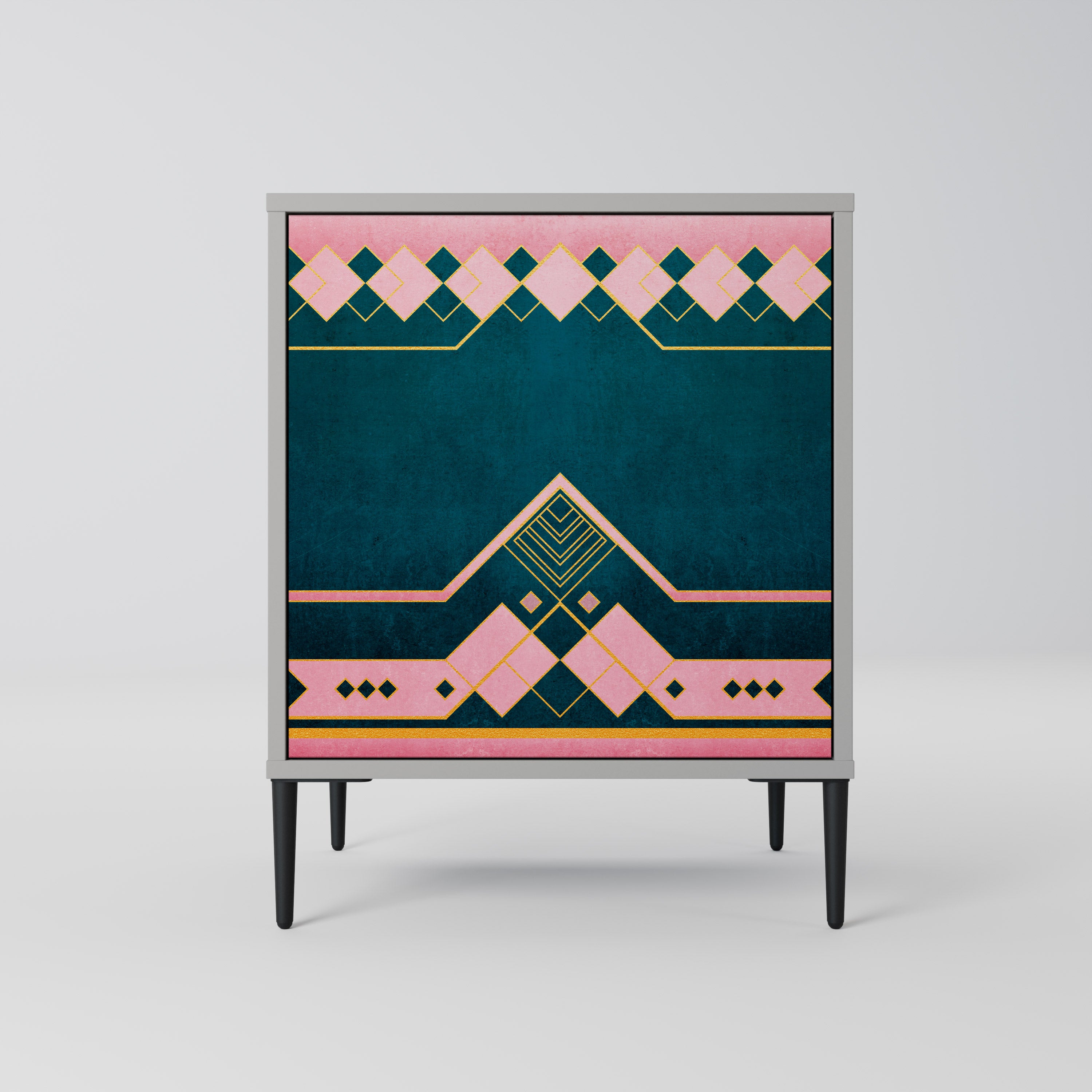 Aparador ROYAL COMPOSITION de 1 puerta en acabado gris