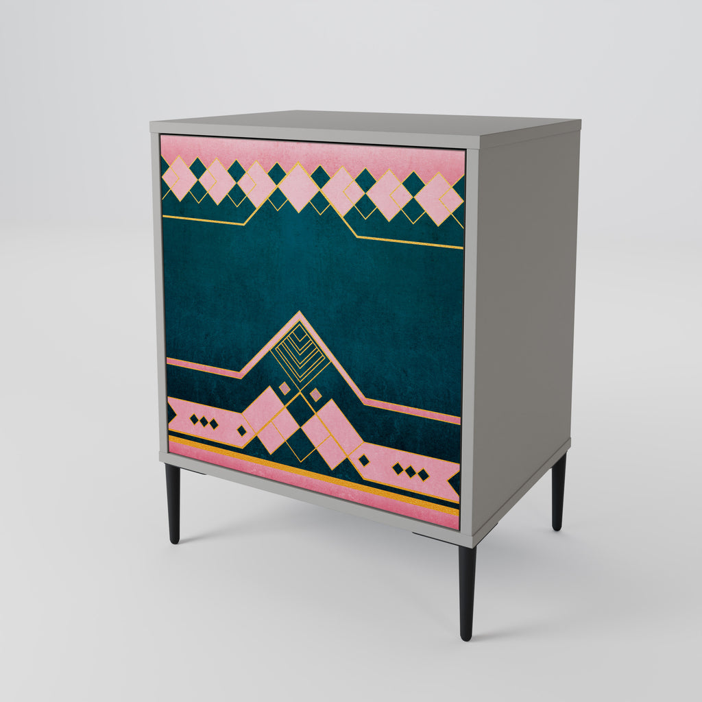 Aparador ROYAL COMPOSITION de 1 puerta en acabado gris