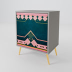 ROYAL COMPOSITION Aparador de 1 Puerta en Acabado Gris