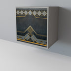 ROYAL ORDINARINESS Aparador de 1 Puerta en Acabado Gris