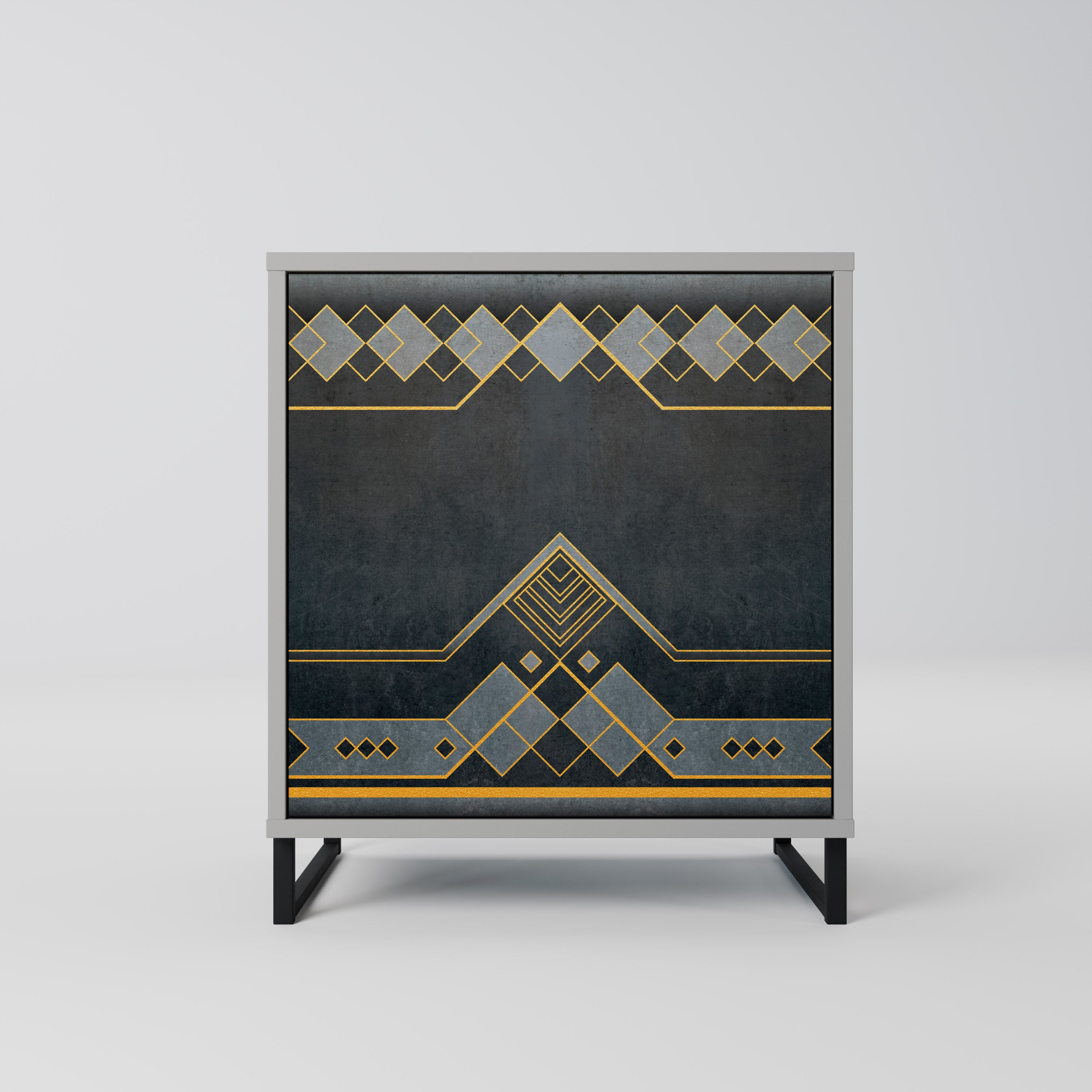 Aparador ROYAL ORDINARINESS de 1 puerta en acabado gris