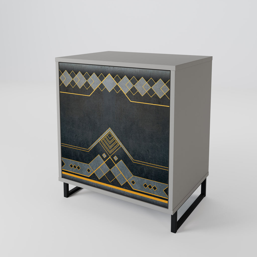 Aparador ROYAL ORDINARINESS de 1 puerta en acabado gris