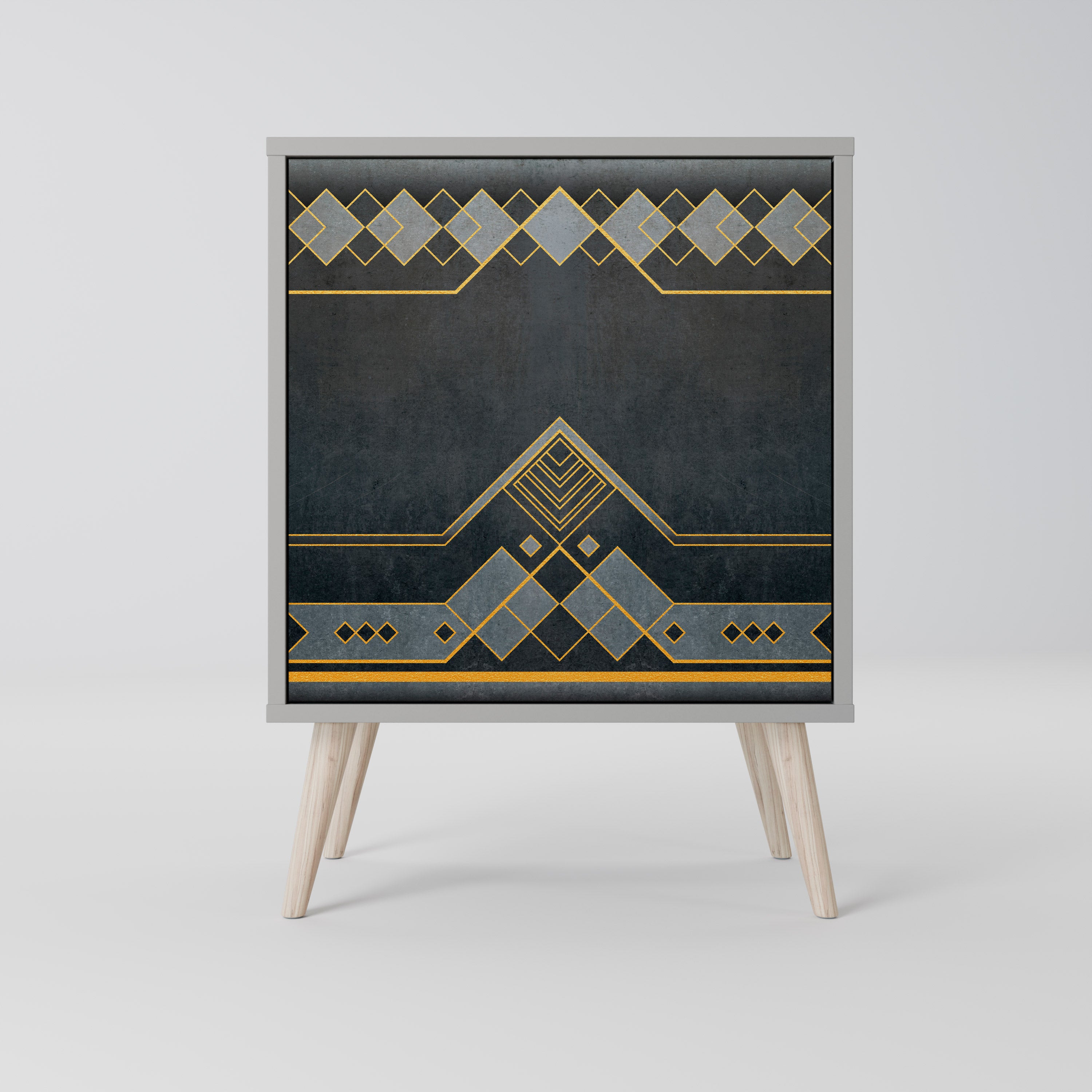 Aparador ROYAL ORDINARINESS de 1 puerta en acabado gris