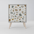 PIECES OF TOMORROW Aparador de 1 Puerta en Acabado Gris