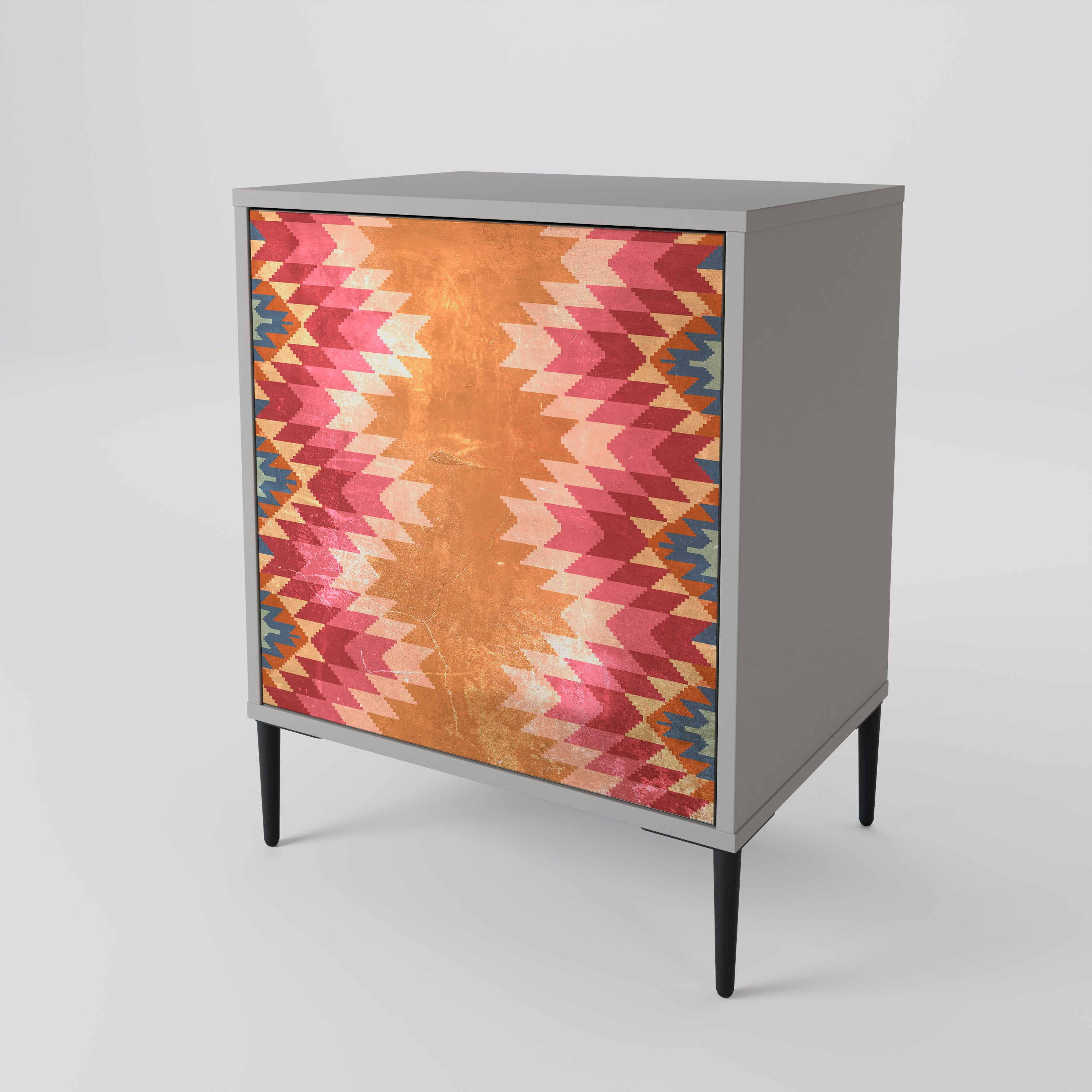 INDIAN FOLK 1-Door Sideboard