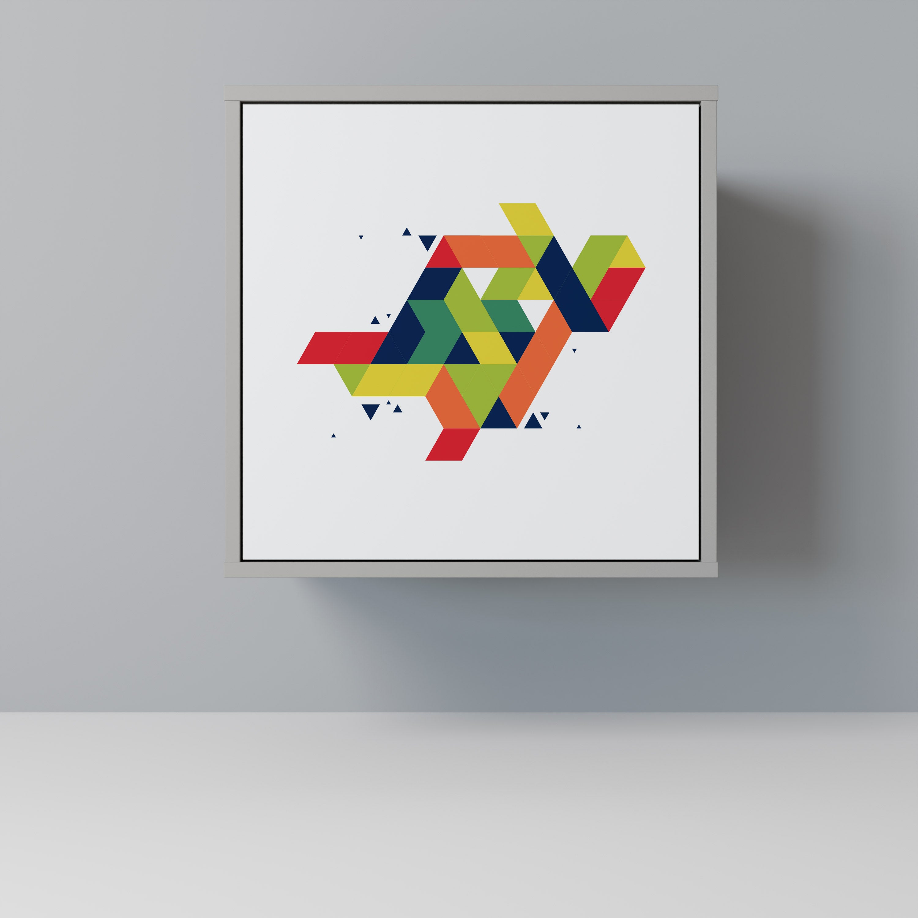 Aparador FUTURE SIGN de ​​1 puerta en acabado gris