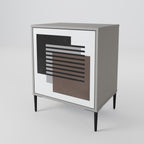 SHADOW SYNCHRONY 1-Door Sideboard in Grey Finish