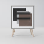 SHADOW SYNCHRONY 1-Door Sideboard in Grey Finish