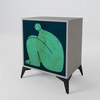 TOGETHER BUT SEPARATELY Aparador de 1 Puerta en Acabado Gris