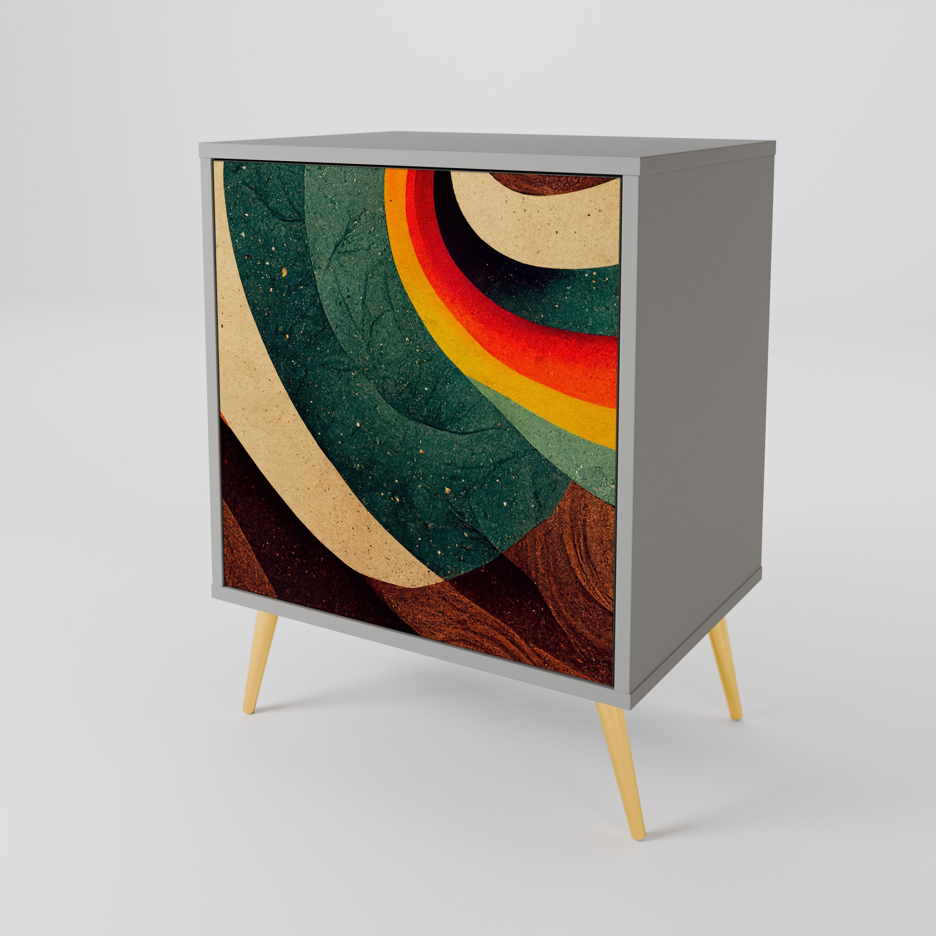 COLORFUL STRANDS 1-Door Sideboard
