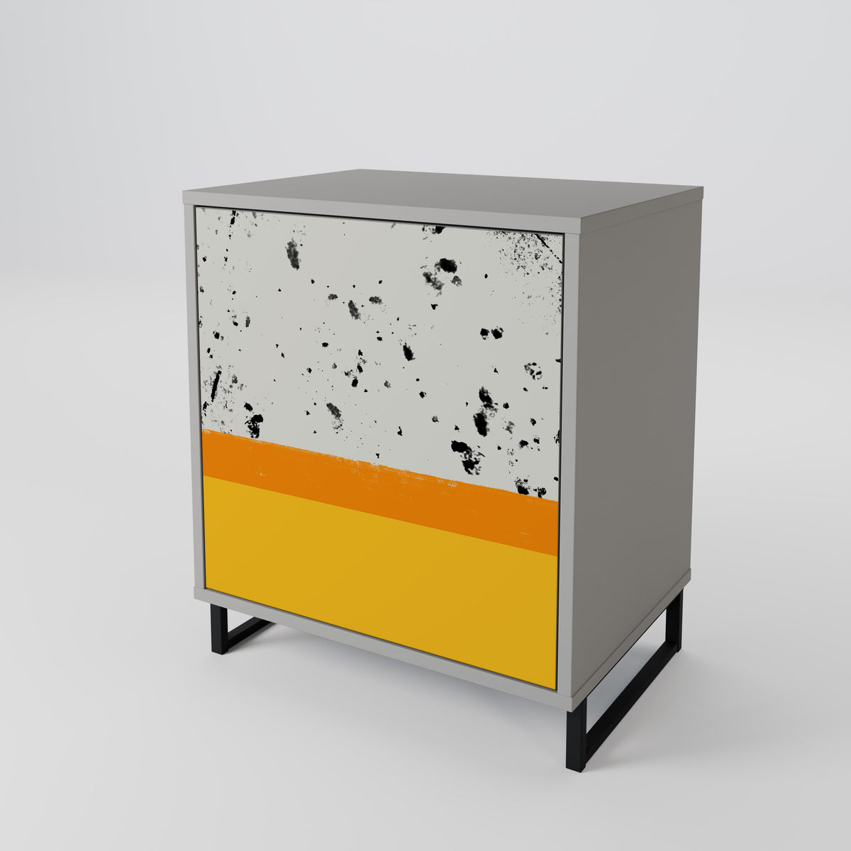 DYED BY ORANGE 1-Door Sideboard