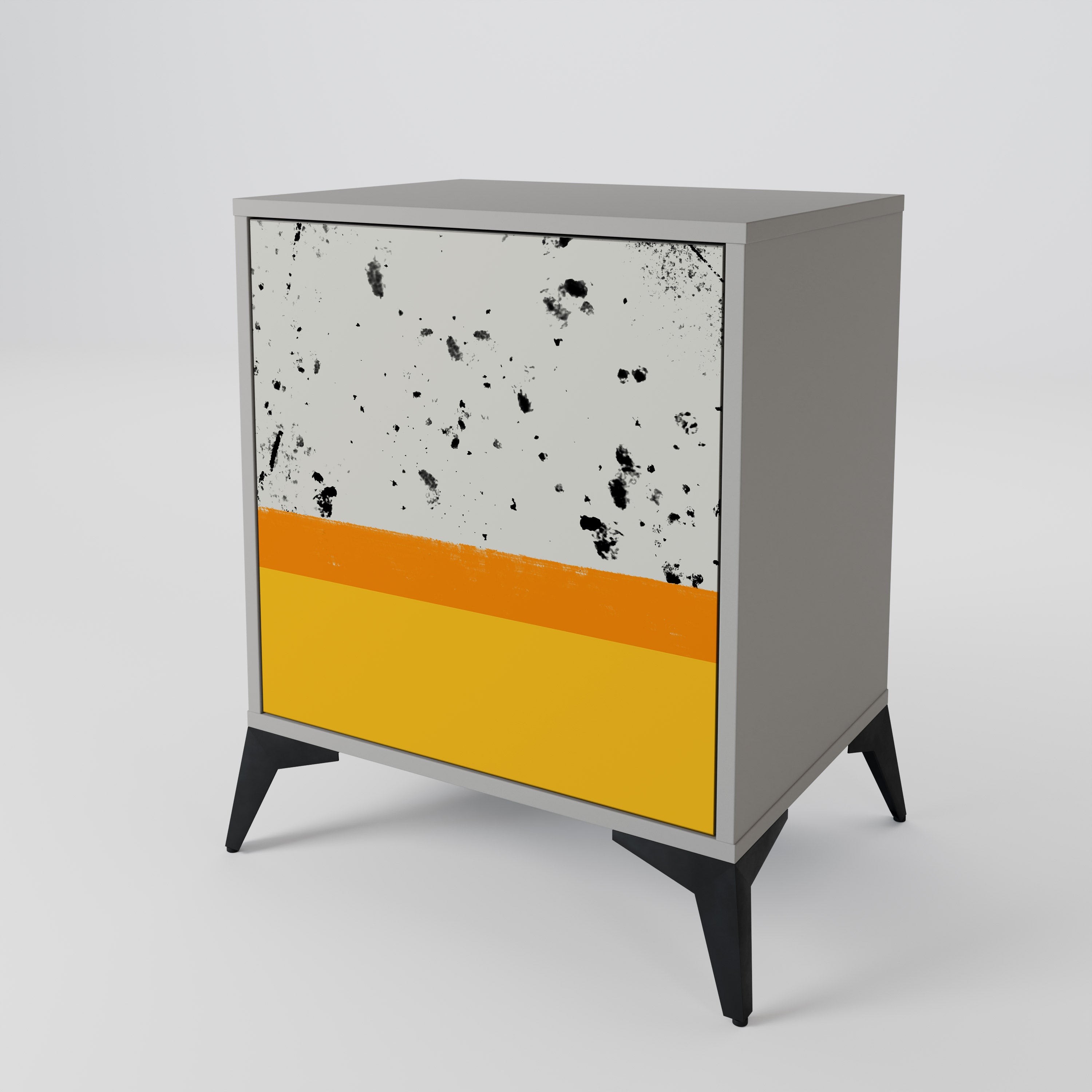 DYED BY ORANGE 1-Door Sideboard