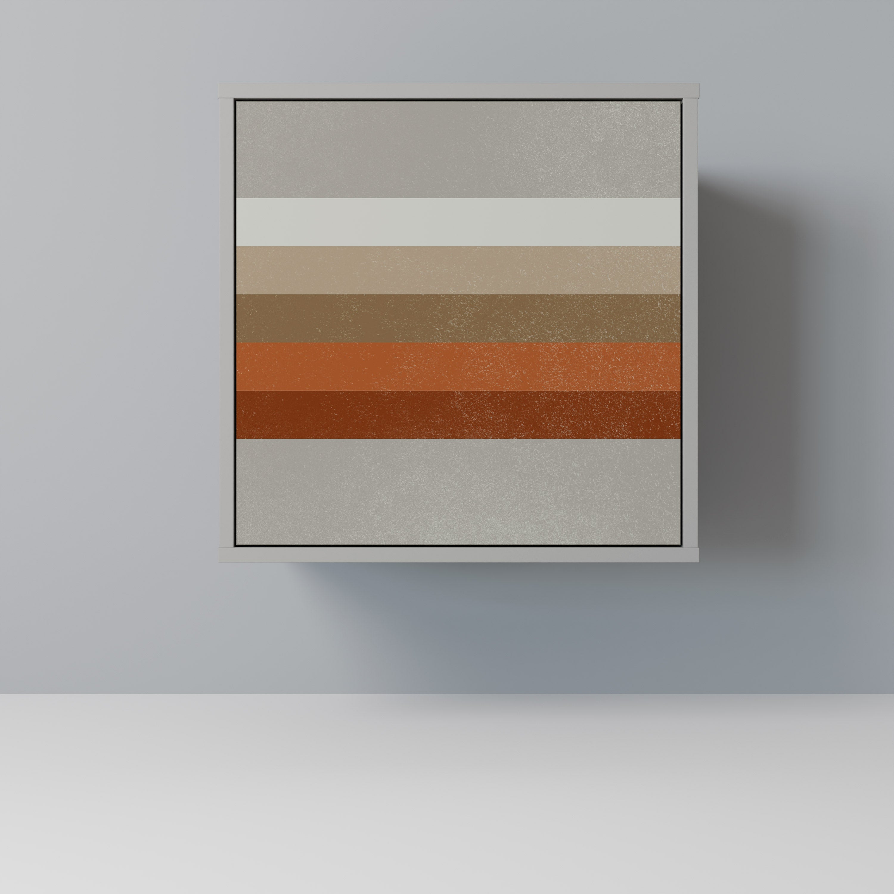 Aparador PECULIAR TRAIL de 1 puerta en acabado gris