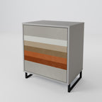 PECULIAR TRAIL Aparador de 1 Puerta en Acabado Gris