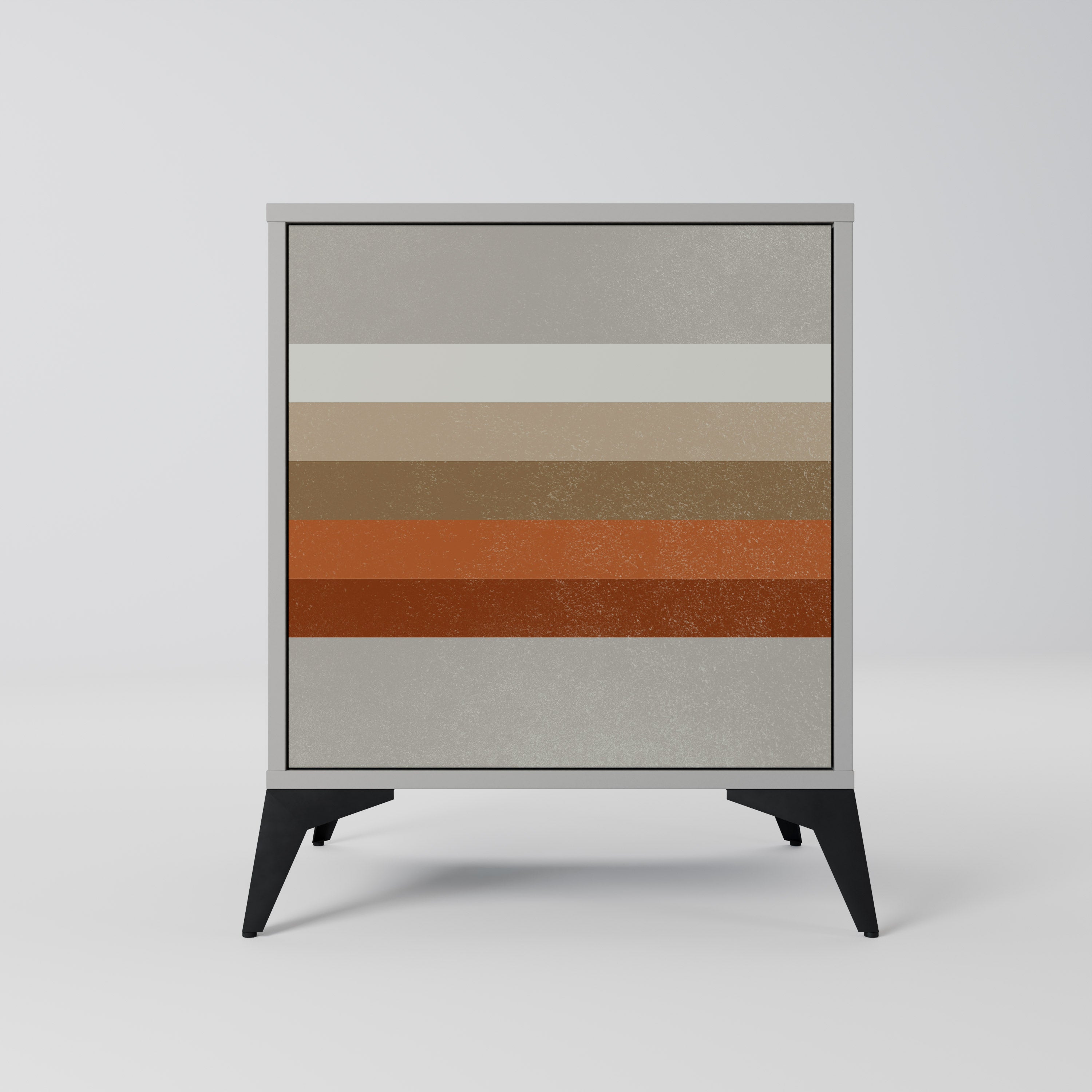 Aparador PECULIAR TRAIL de 1 puerta en acabado gris