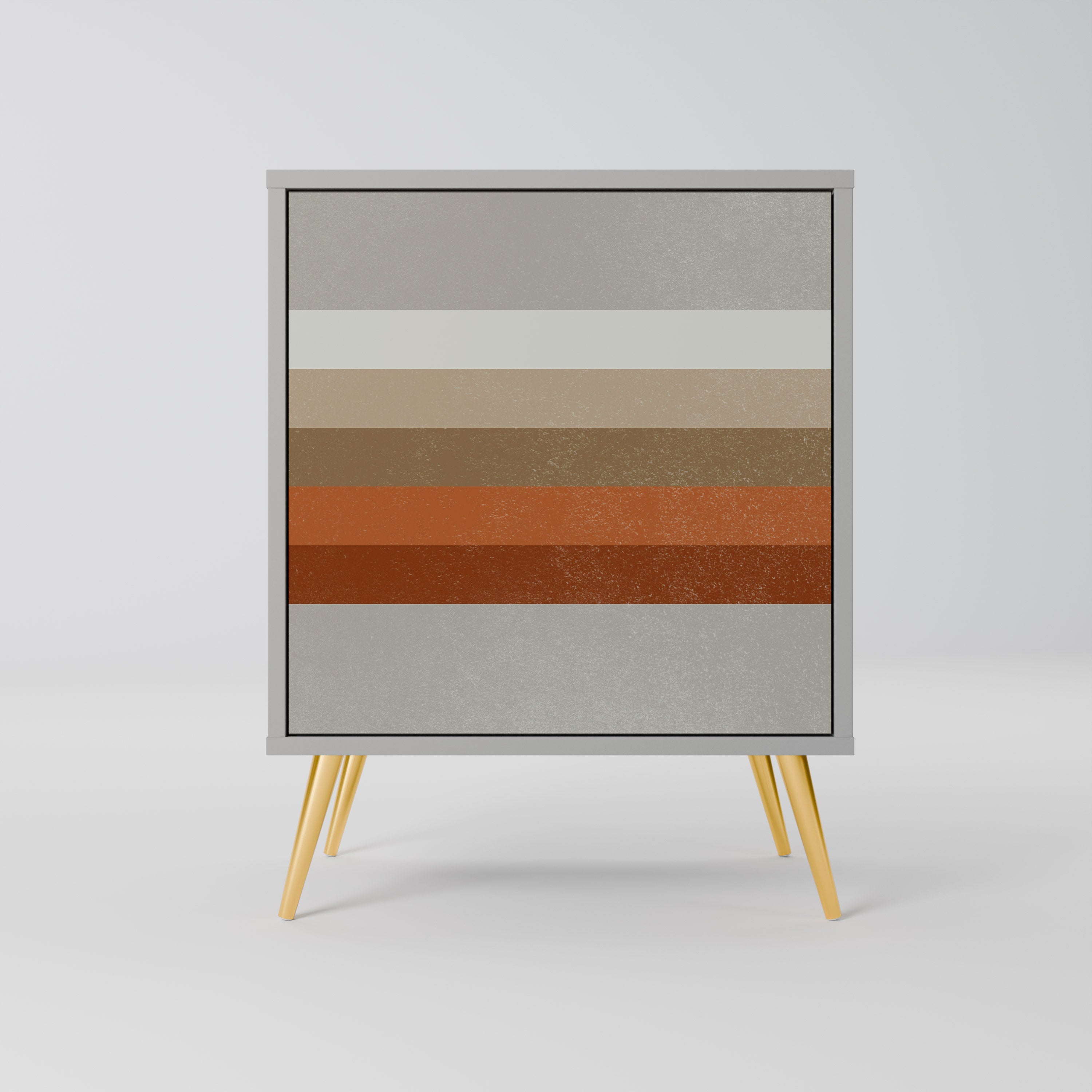 Aparador PECULIAR TRAIL de 1 puerta en acabado gris