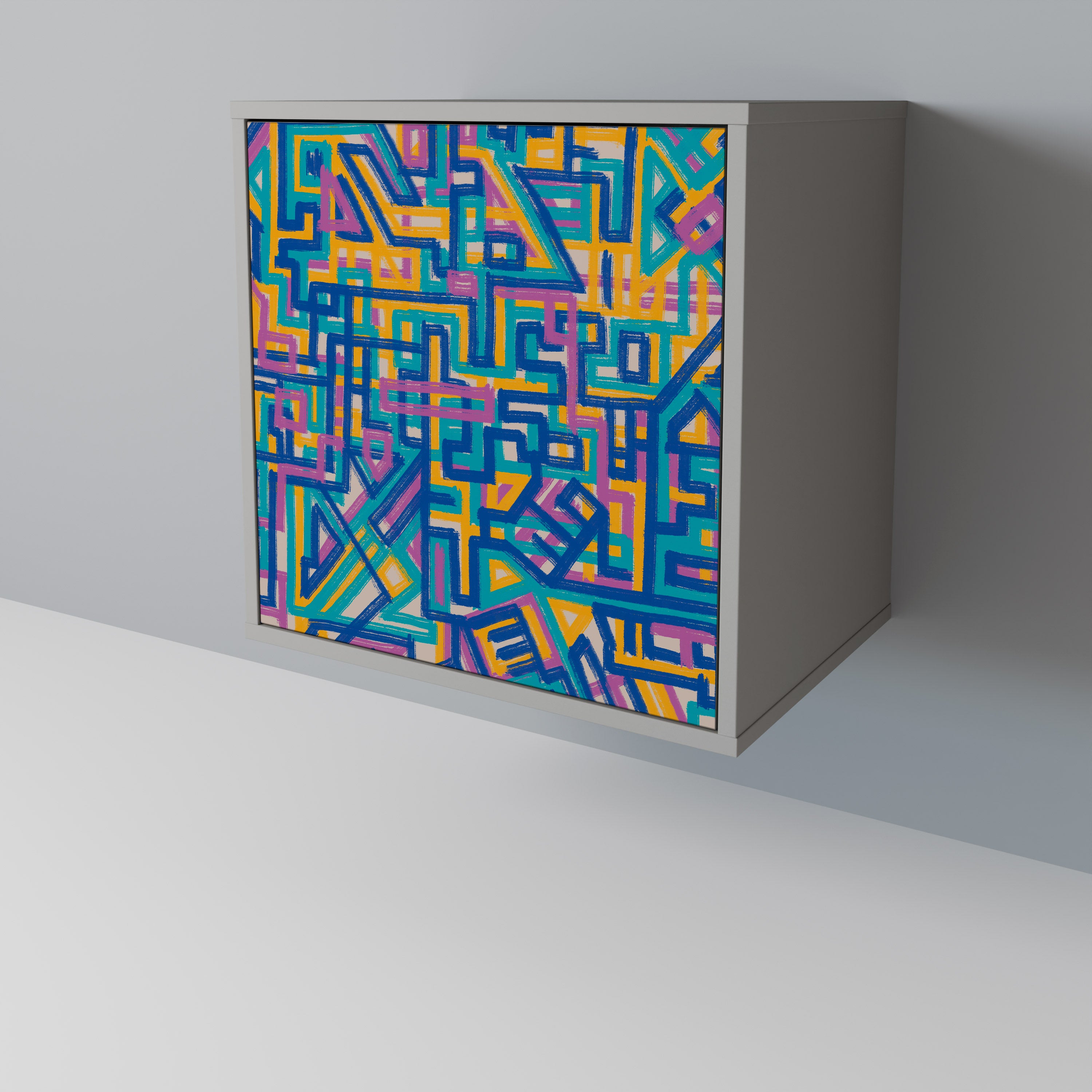 MEMORIES MAP 1-Door Sideboard