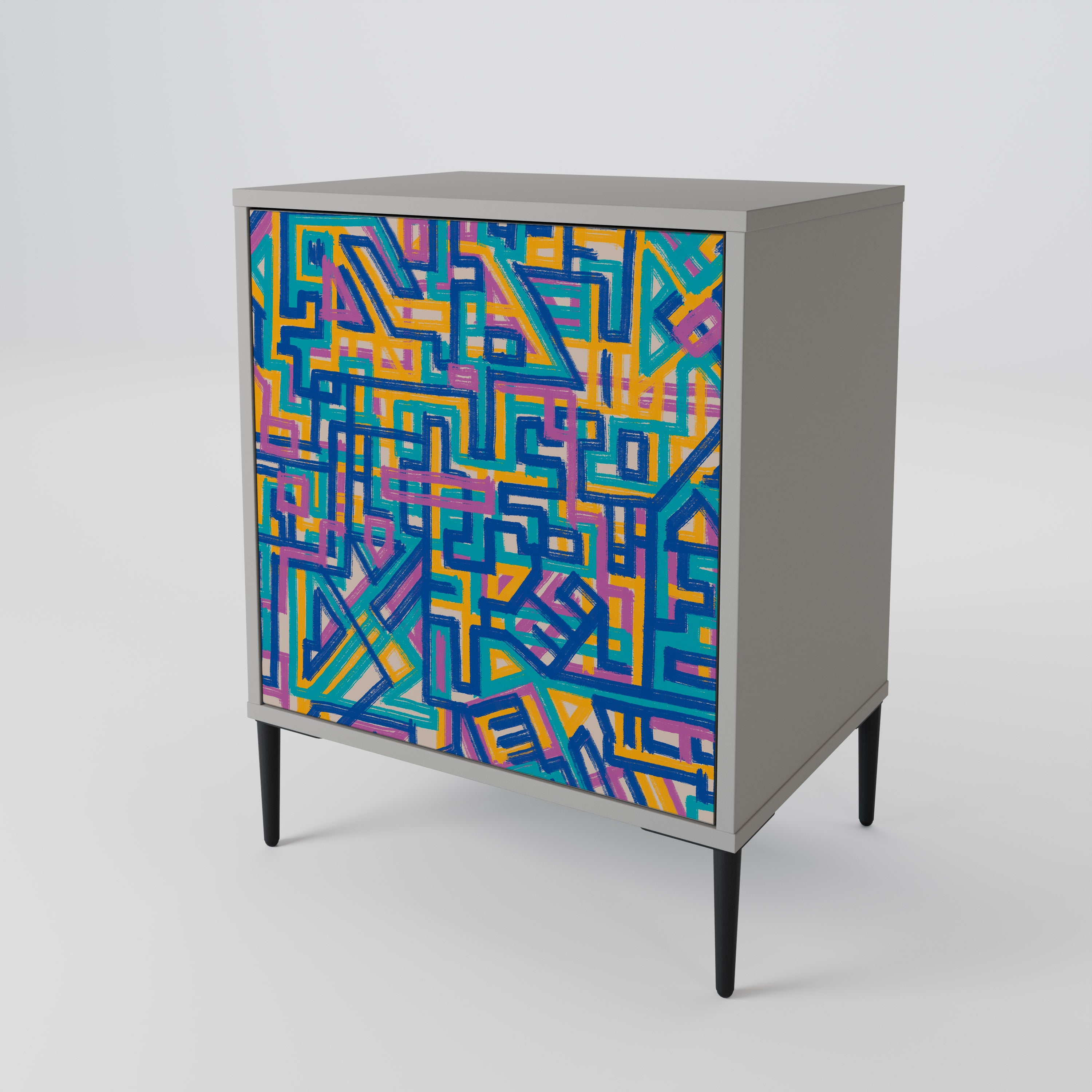 MEMORIES MAP 1-Door Sideboard