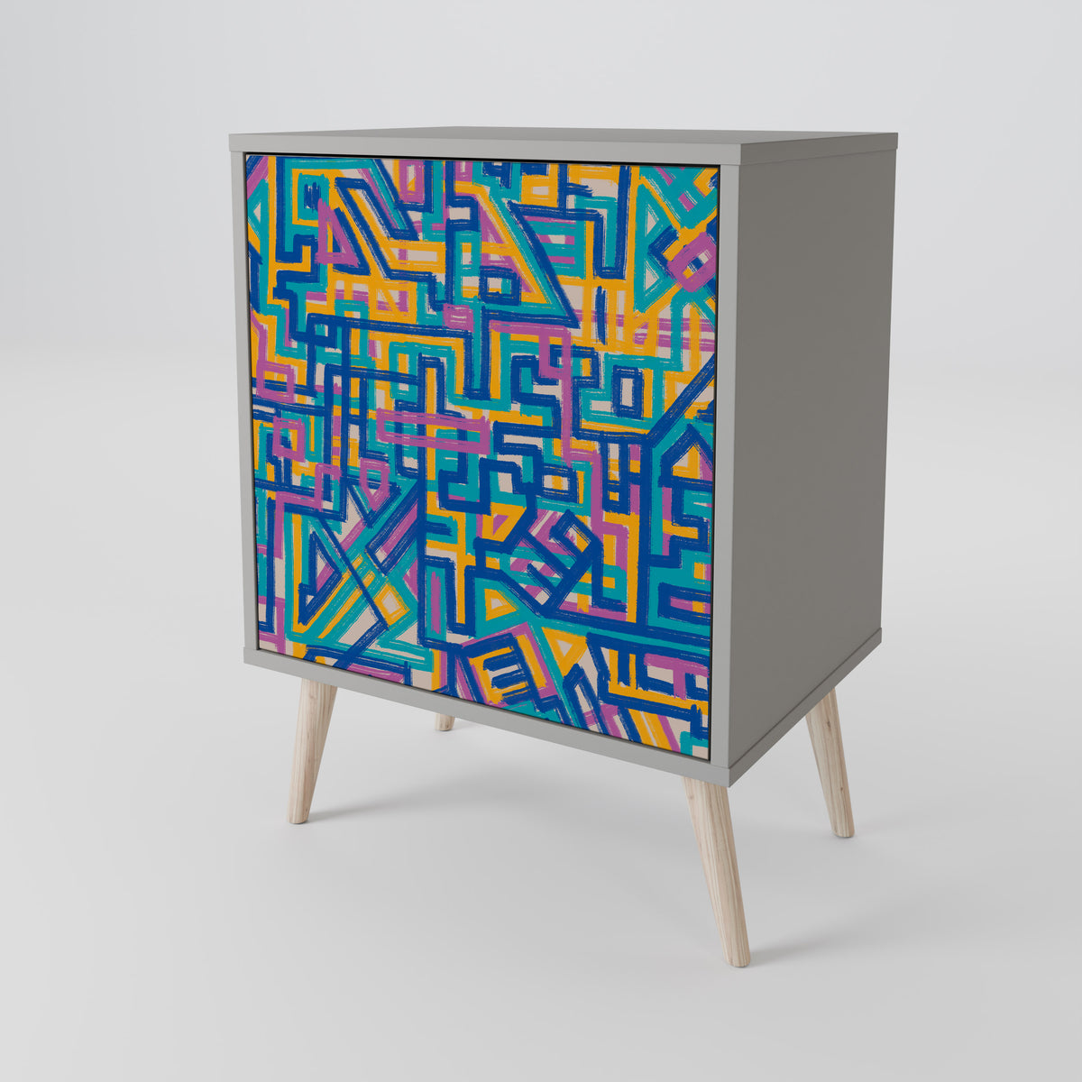 MEMORIES MAP 1-Door Sideboard