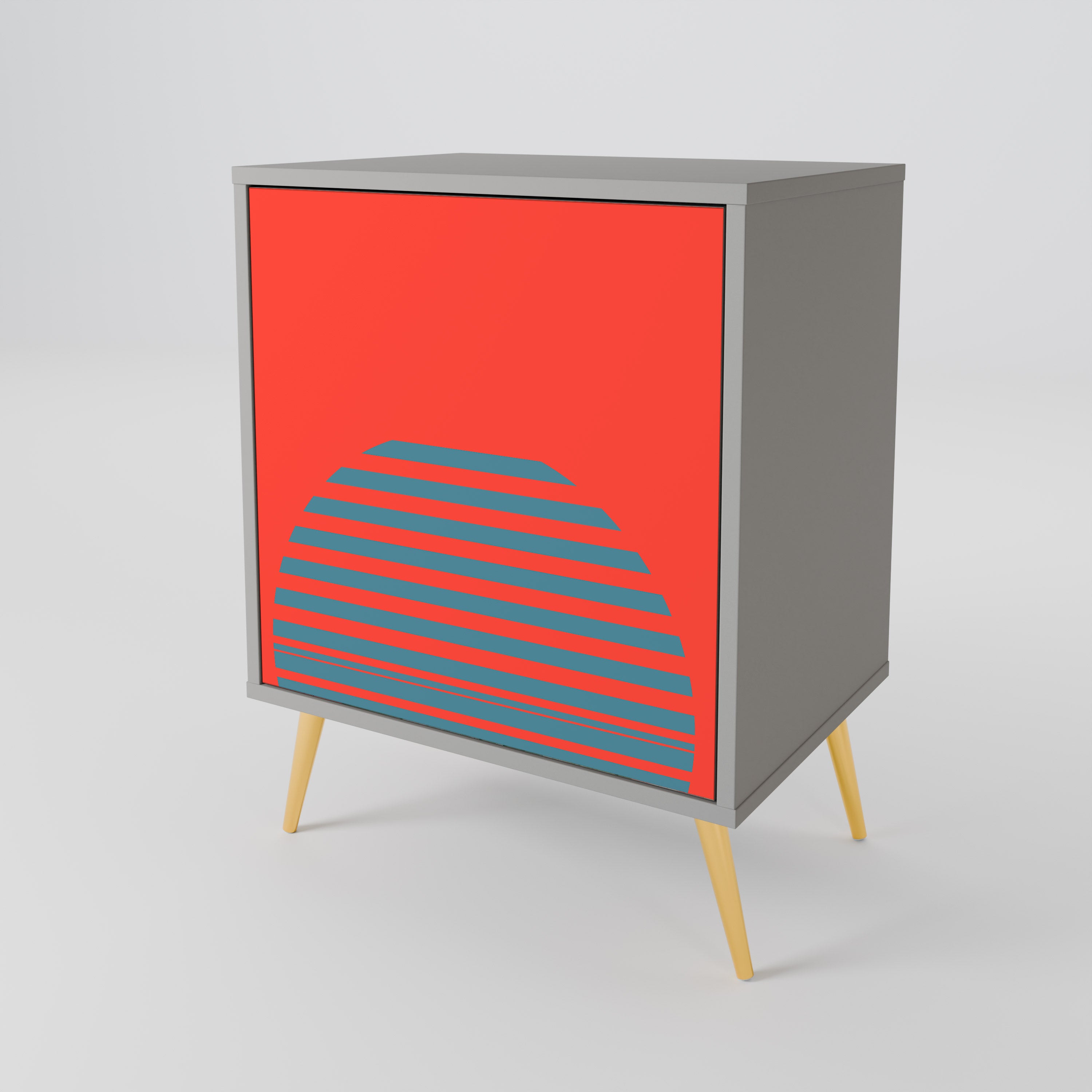 RISING GEOMETRY STARS 1-Door Sideboard