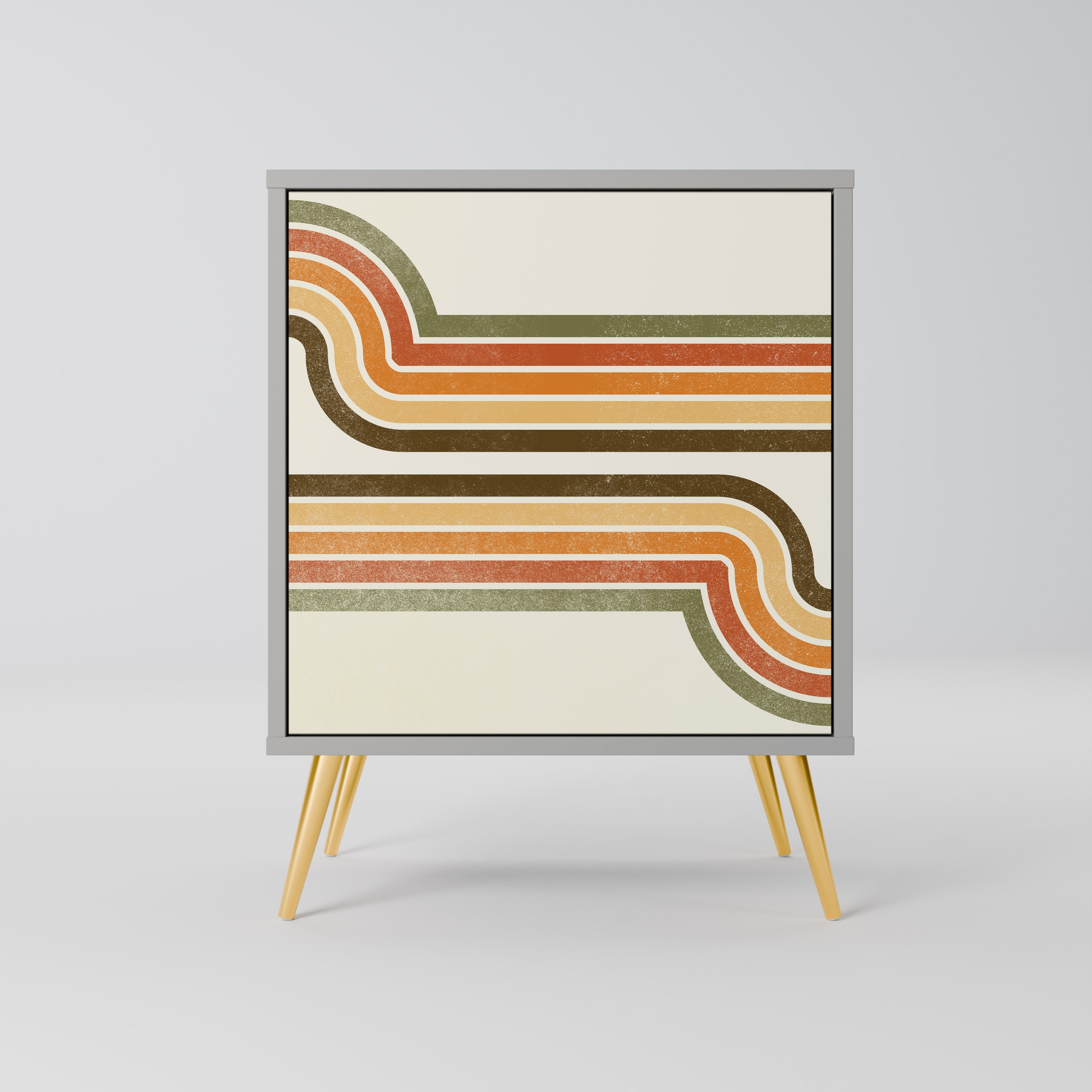 Aparador EXCEPTIONAL STREAM de 1 puerta en acabado gris