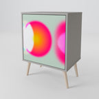 SYMPHONY OF COLORS Aparador de 1 Puerta en Acabado Gris