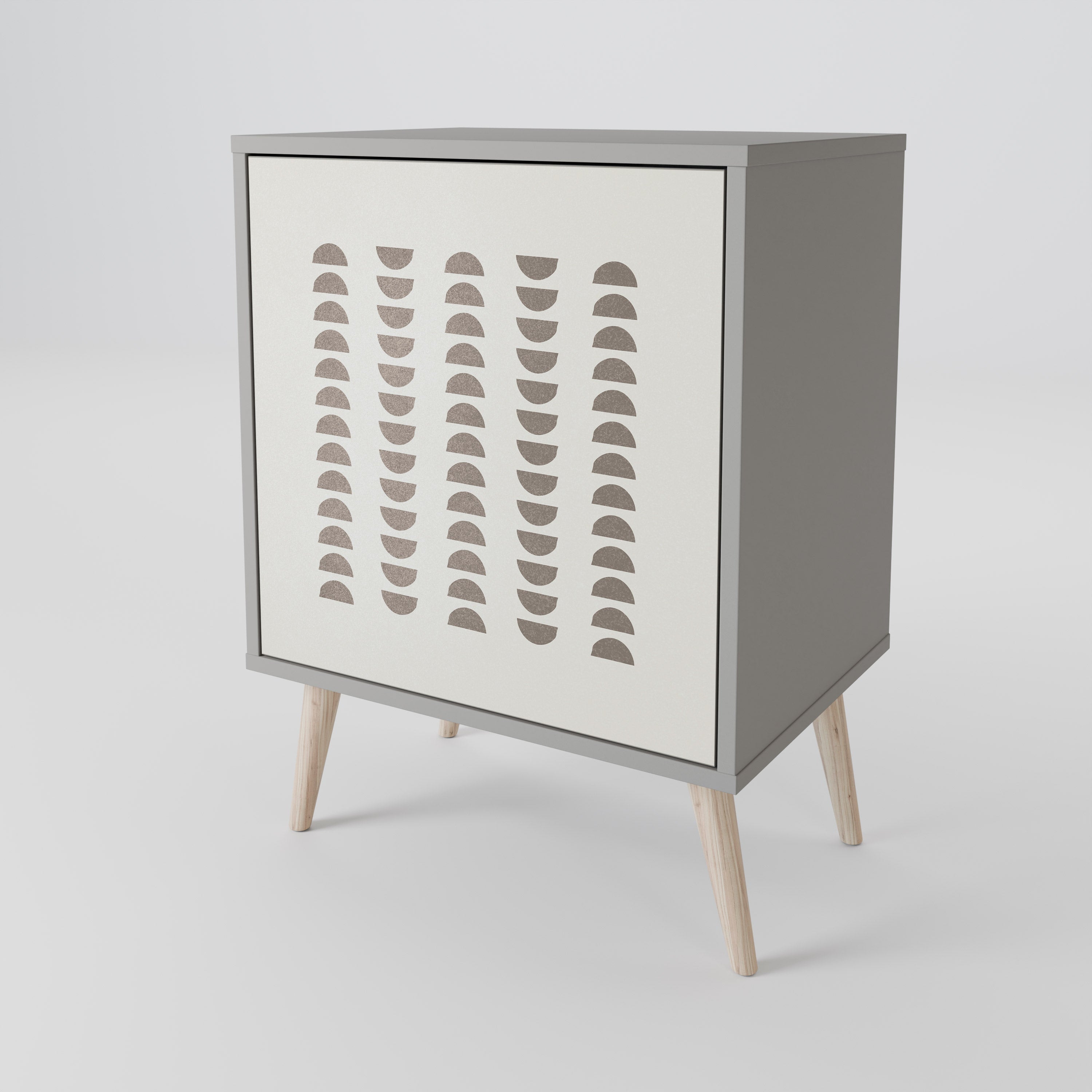 Aparador HARMONY ESSENCE de 1 puerta en acabado gris