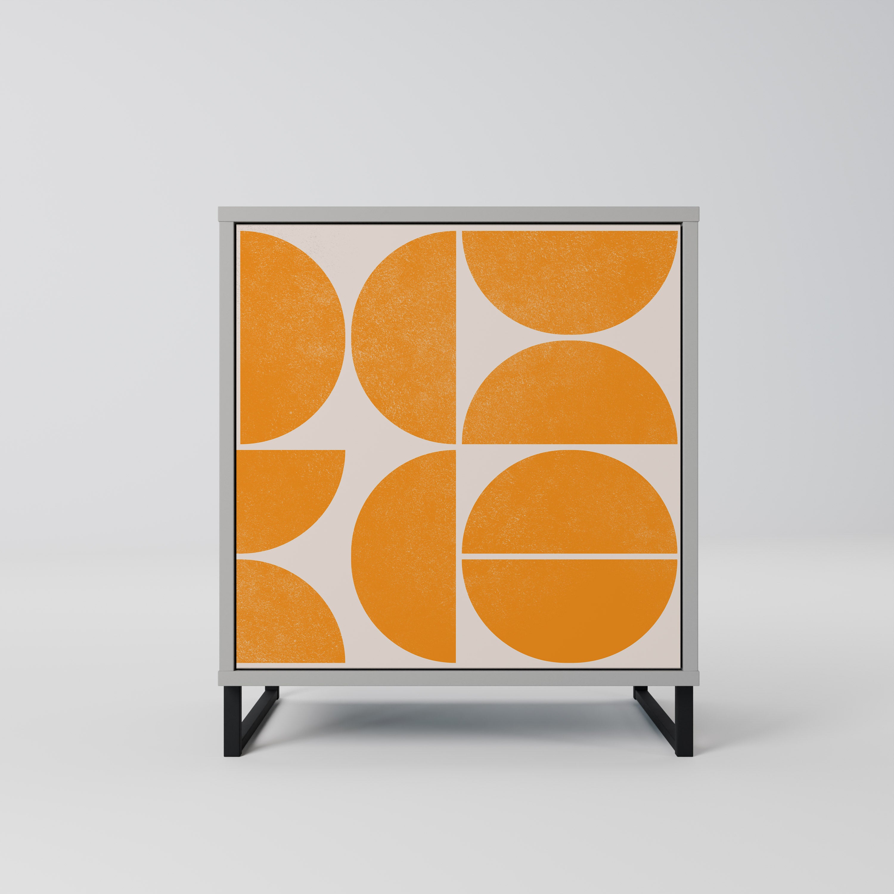 Aparador RECURRING DREAMS de 1 puerta en acabado gris